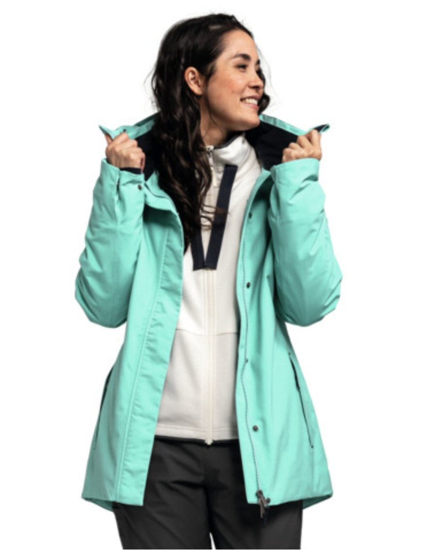 Schöffel Parka Wintermantel Insulated Shoredrive (wasser- und winddicht) aquablau