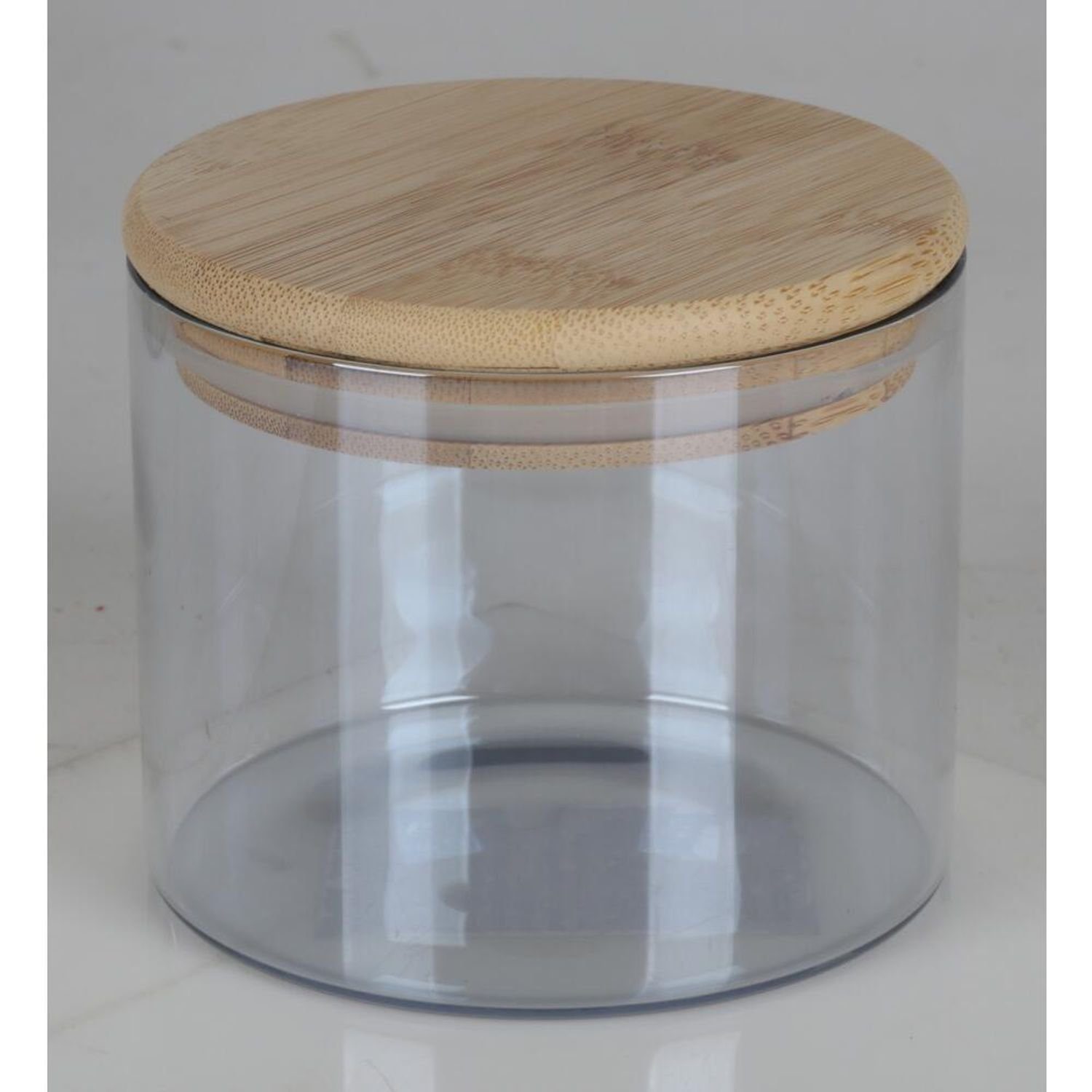 Vorratsglas 12x Gefäß Bambusdeckel BURI Box Müsli Vorratsdose Glas Aufbewahrung Behälter Nud,