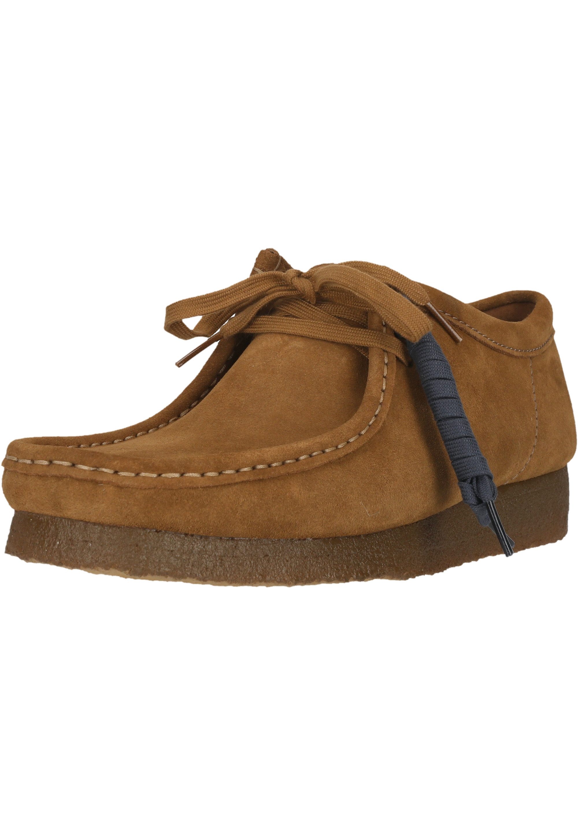 Clarks Wallabee Mokassin mit rutschfester Kreppsohle