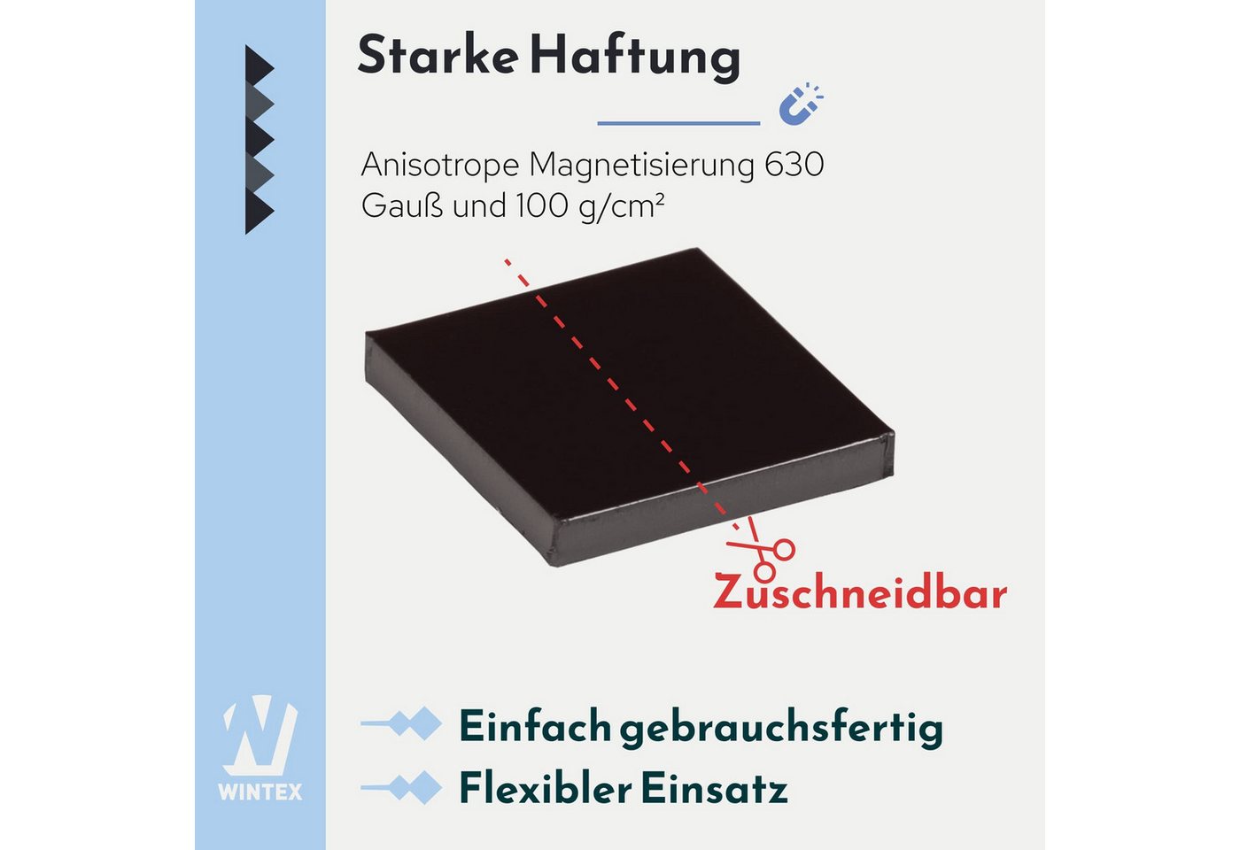 Thumbnail - WINTEX Magnet Selbstklebende Magnetfliesen - 112 starke Magnete 20x20mm (1-St), Self-Adhesive Magnet Tiles - 112 Strong ...