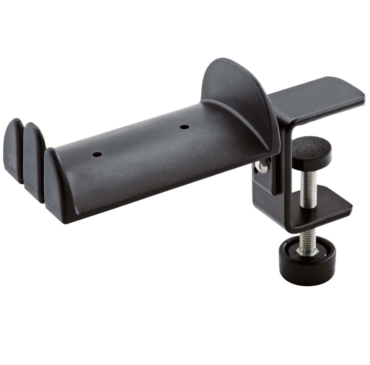 König & Meyer Kopfhörerständer K&M 16090 Kopfhörerhalter, (bis 1,77 Zoll, Halterung, Schwarz, zum anschrauben)