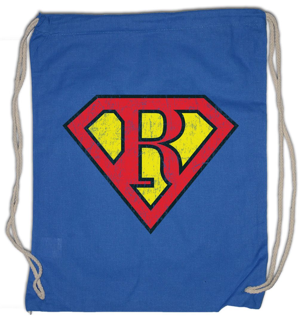 Turnbeutel Super R Turnbeutel Buchstabe Initialen Vorname Nachname Man Fasching