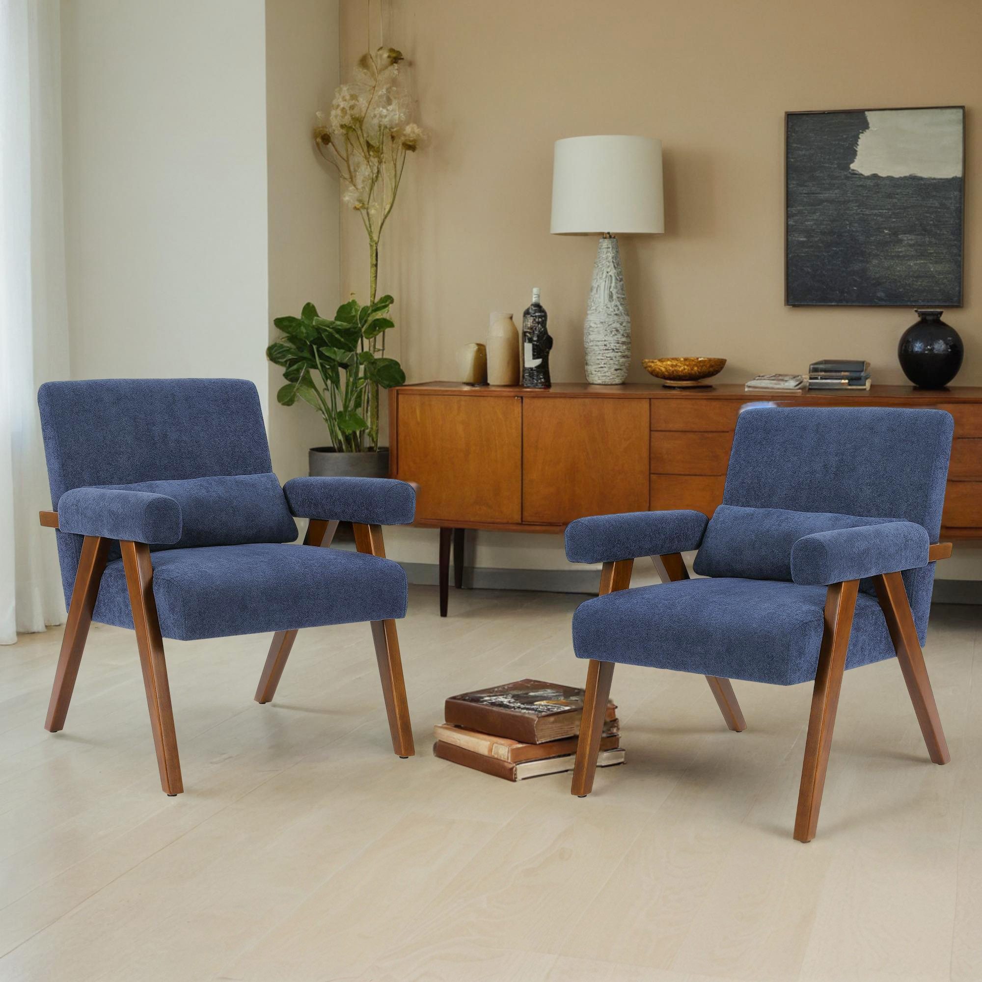 ToteBox Cocktailsessel Modern Cocktailsessel Holz Lambswool günstig online kaufen