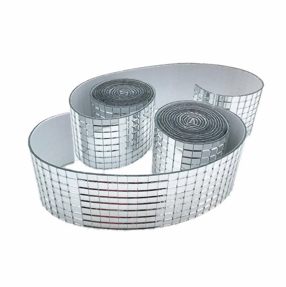 Armena Spiegelfliesen Mosaikfliesen selbstklebend Basteln DIY 2 Rollen 5x5mm