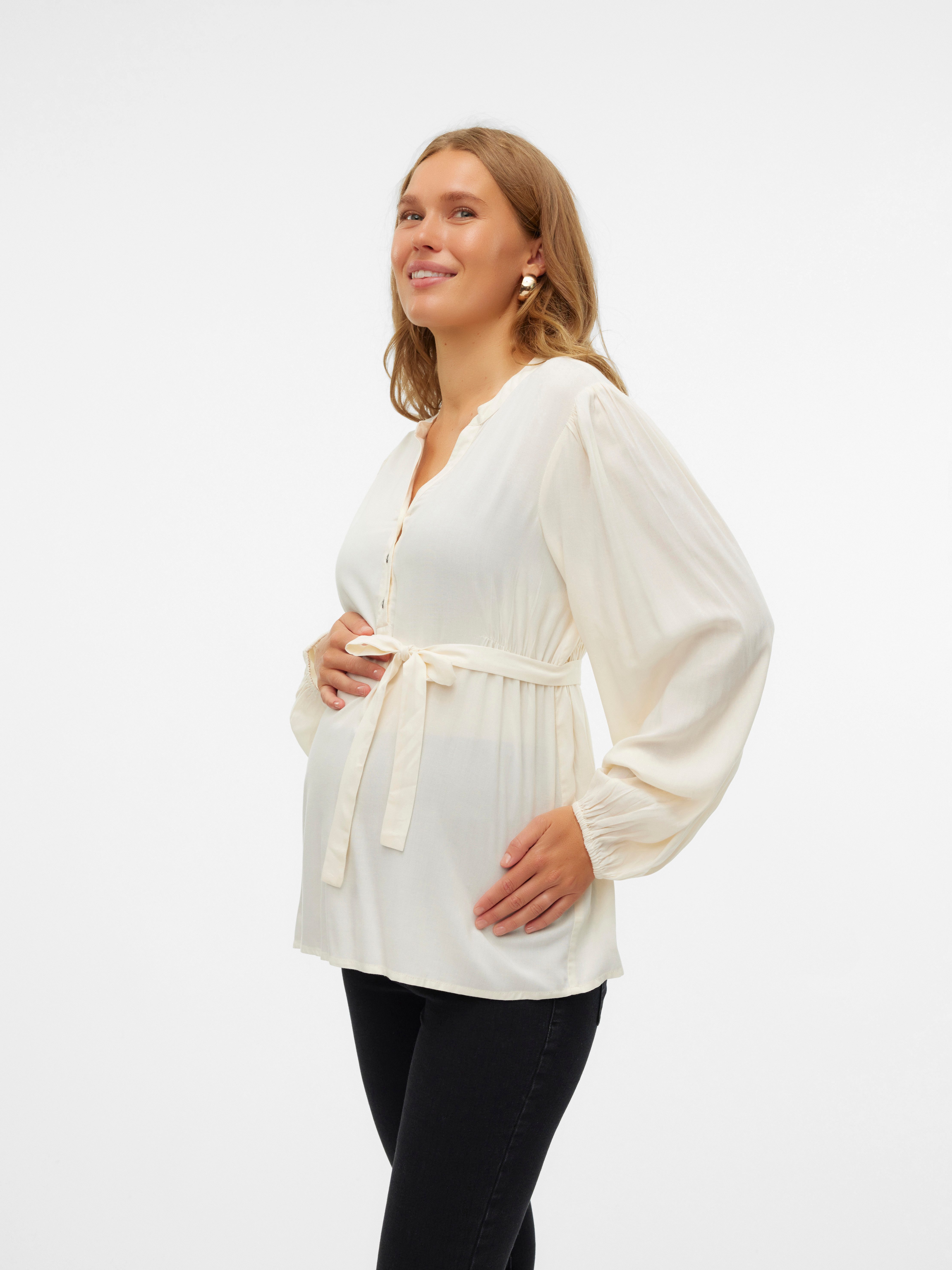 Mamalicious Umstandsshirt MLMERCY LIA L/S WO günstig online kaufen