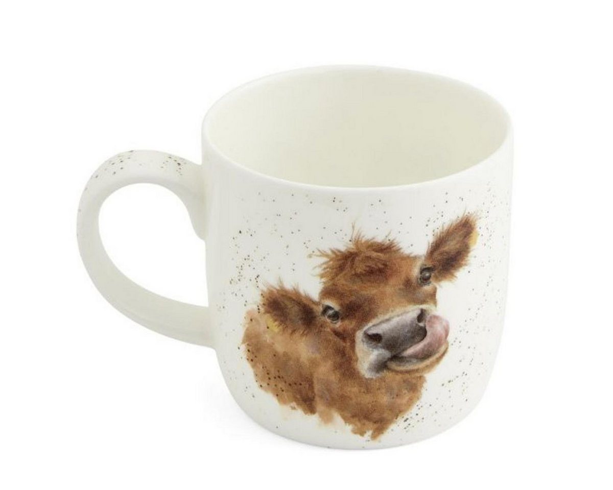 Wrendale Becher Wrendale Designs Porzellan-Becher Mooo Kuh, Porzellan