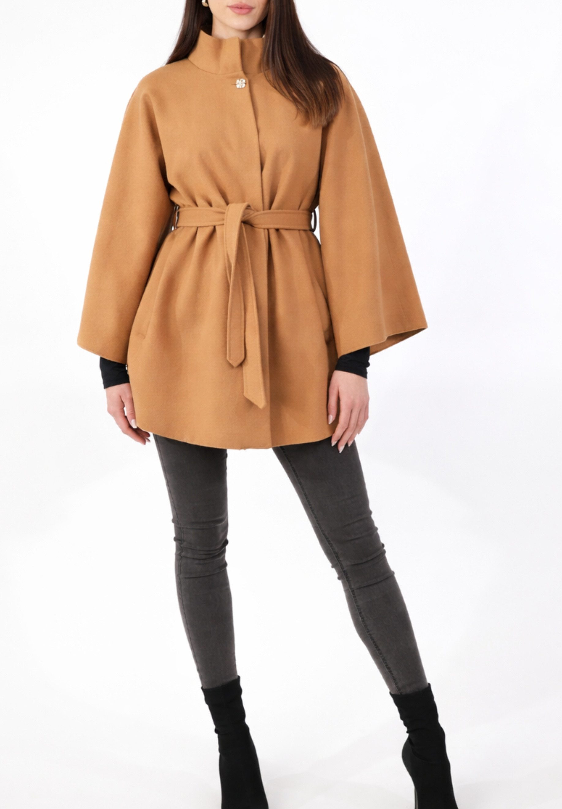 Elara Poncho Jacke