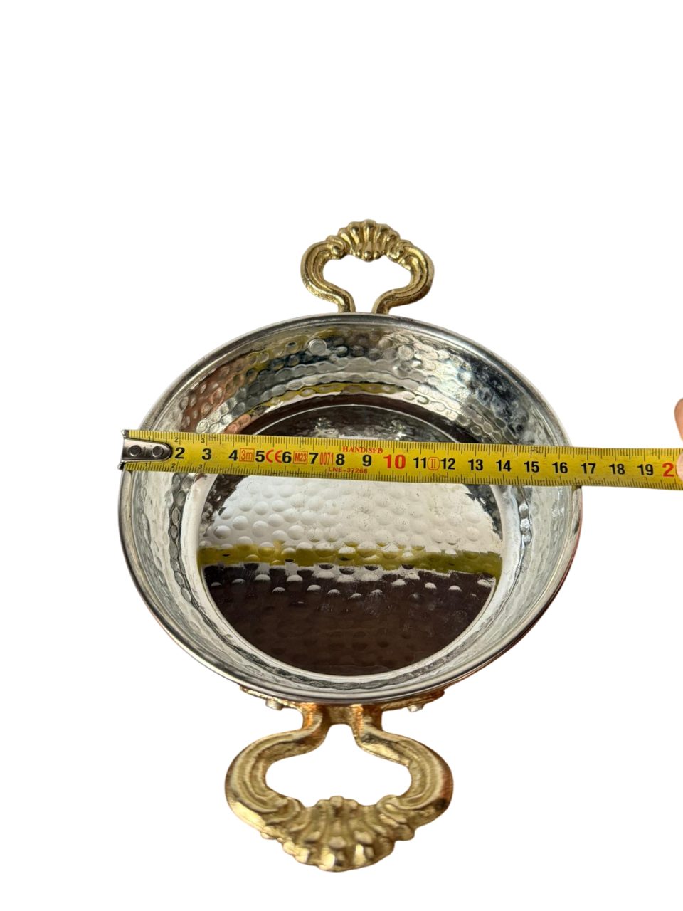 inovesis Bratpfanne Handgefertigte Kupferpfanne – Ein Stück Anatolien in Ihrer Küche, Kupfer (Kupferpfanne, Kupferpfanne), Exzellente Wärmeleitfähigkeit, Klassisches Design