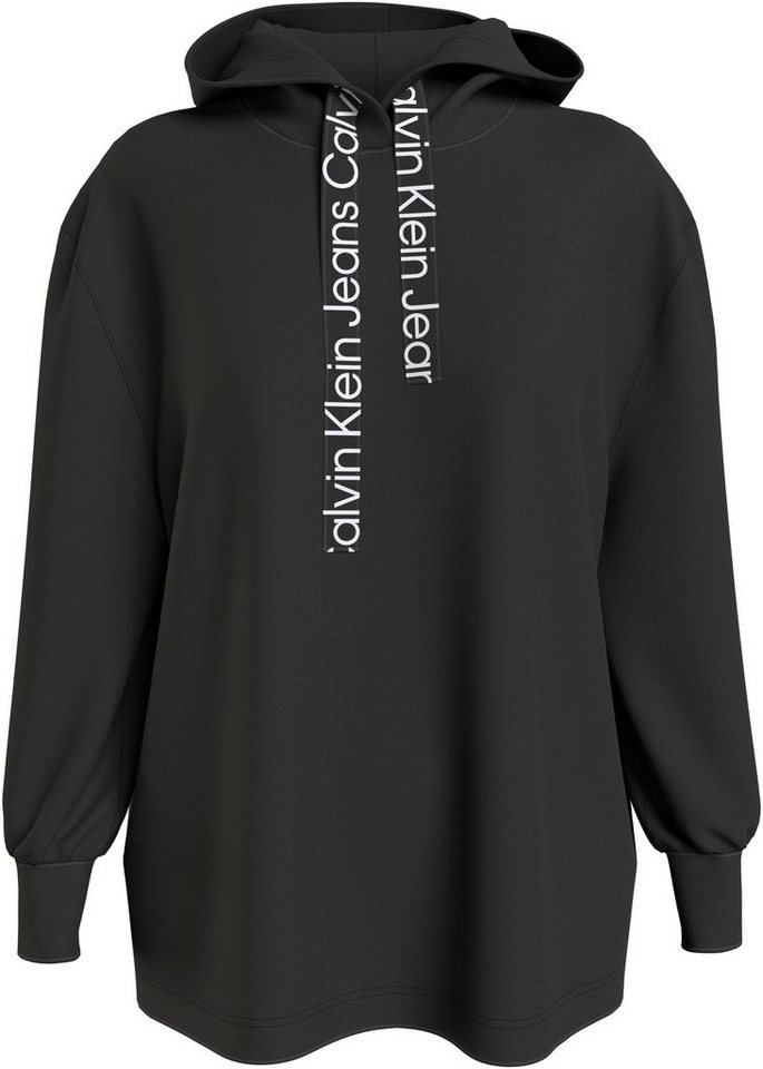 Calvin Klein Jeans Kapuzensweatshirt LOGO DRAWCORD HOODIE