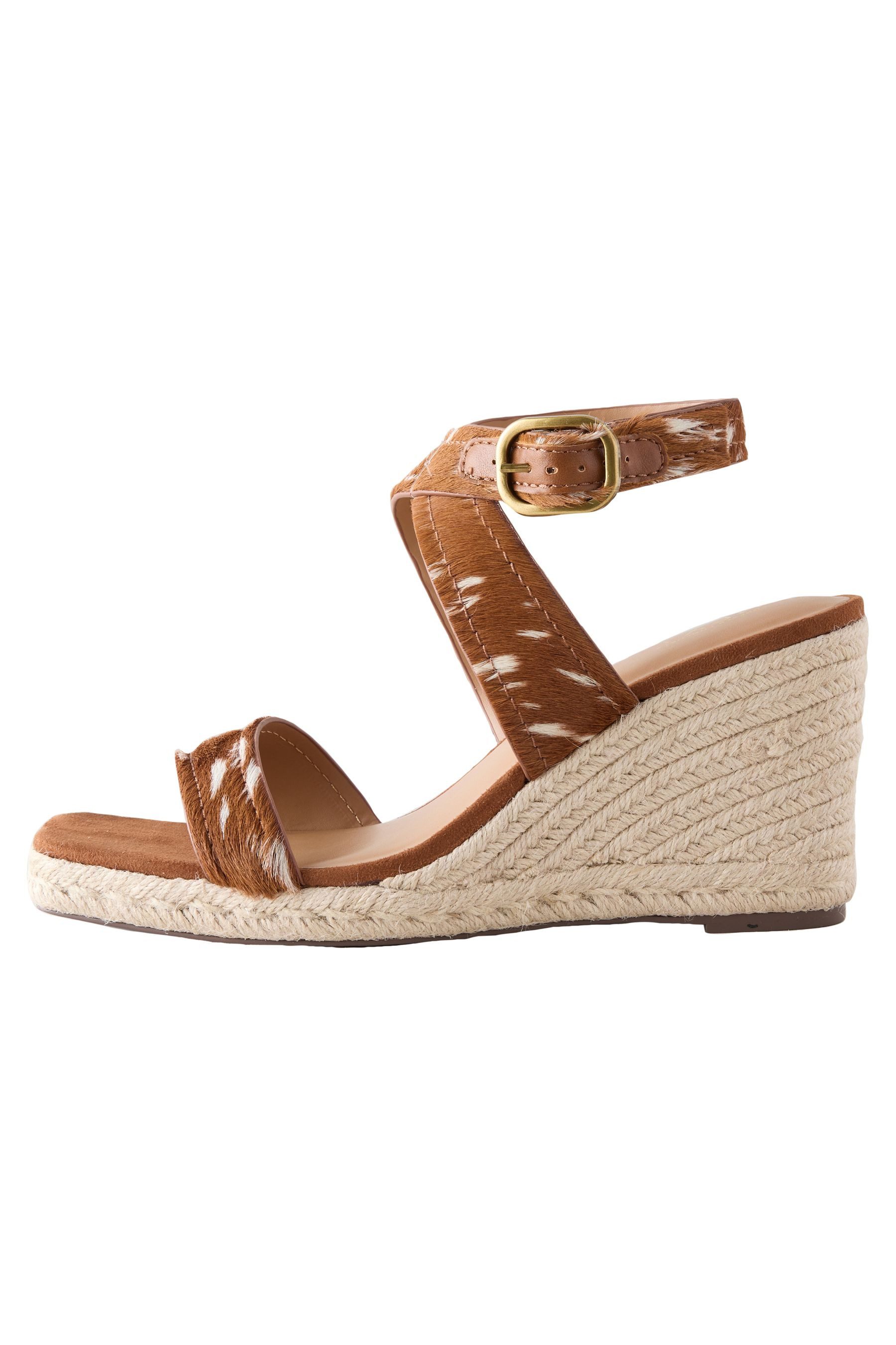 Next Forever Comfort® Leder-Wedges mit X-Riemen Sandale (1-tlg)