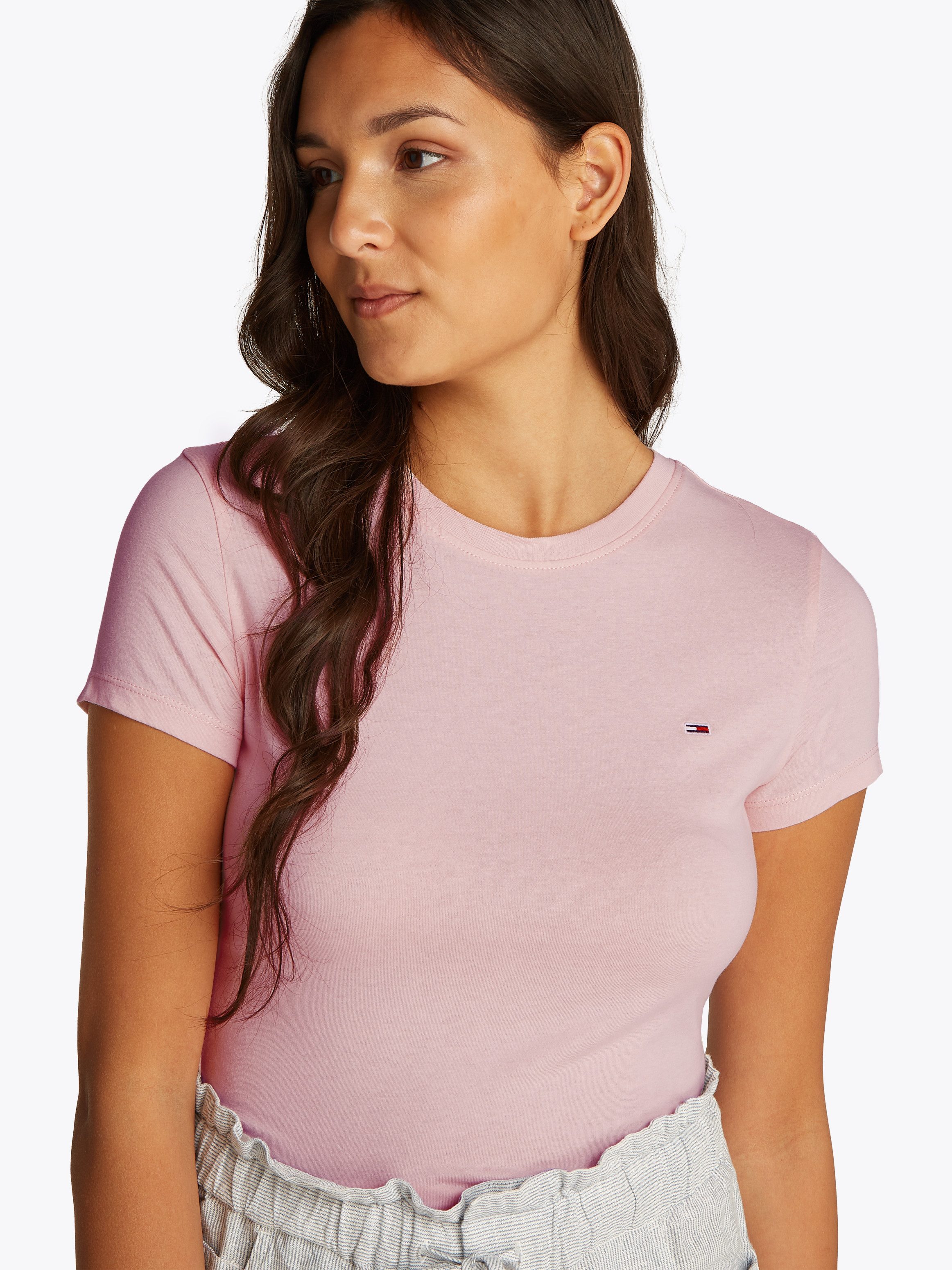 Tommy Jeans T-Shirt TJW SLIM C-NECK günstig online kaufen