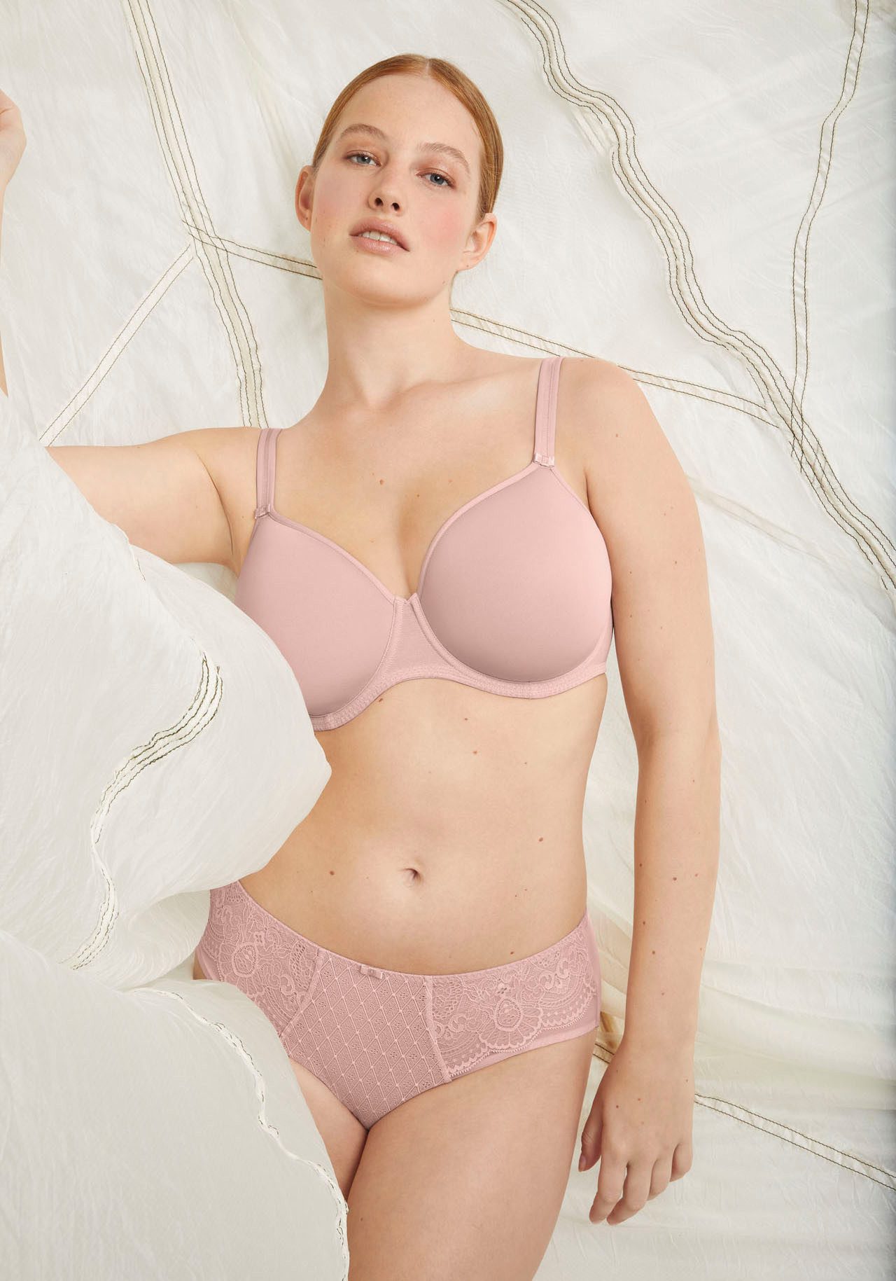 Rosa Faia Bügel-BH Selma Pure Spacer Schale, mit Bügel, schlicht, weich, verstellbare Träger