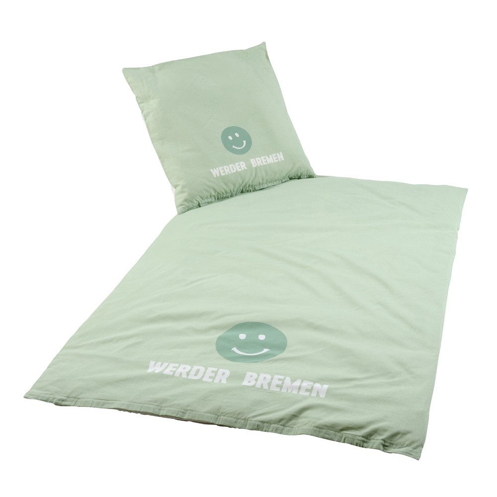 Werder Bremen Wendebettwäsche Smiley, Baumwolle, 100% Baumwolle