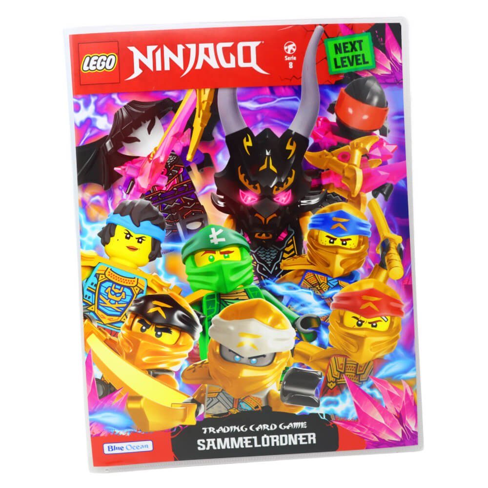 Blue Ocean Sammelkarte Lego Ninjago Karten Trading Cards Serie 8 Next Level - CRYSTALIZED, Ninjago 8 Next Level Crystalized - 1 Sammelmappe Karten