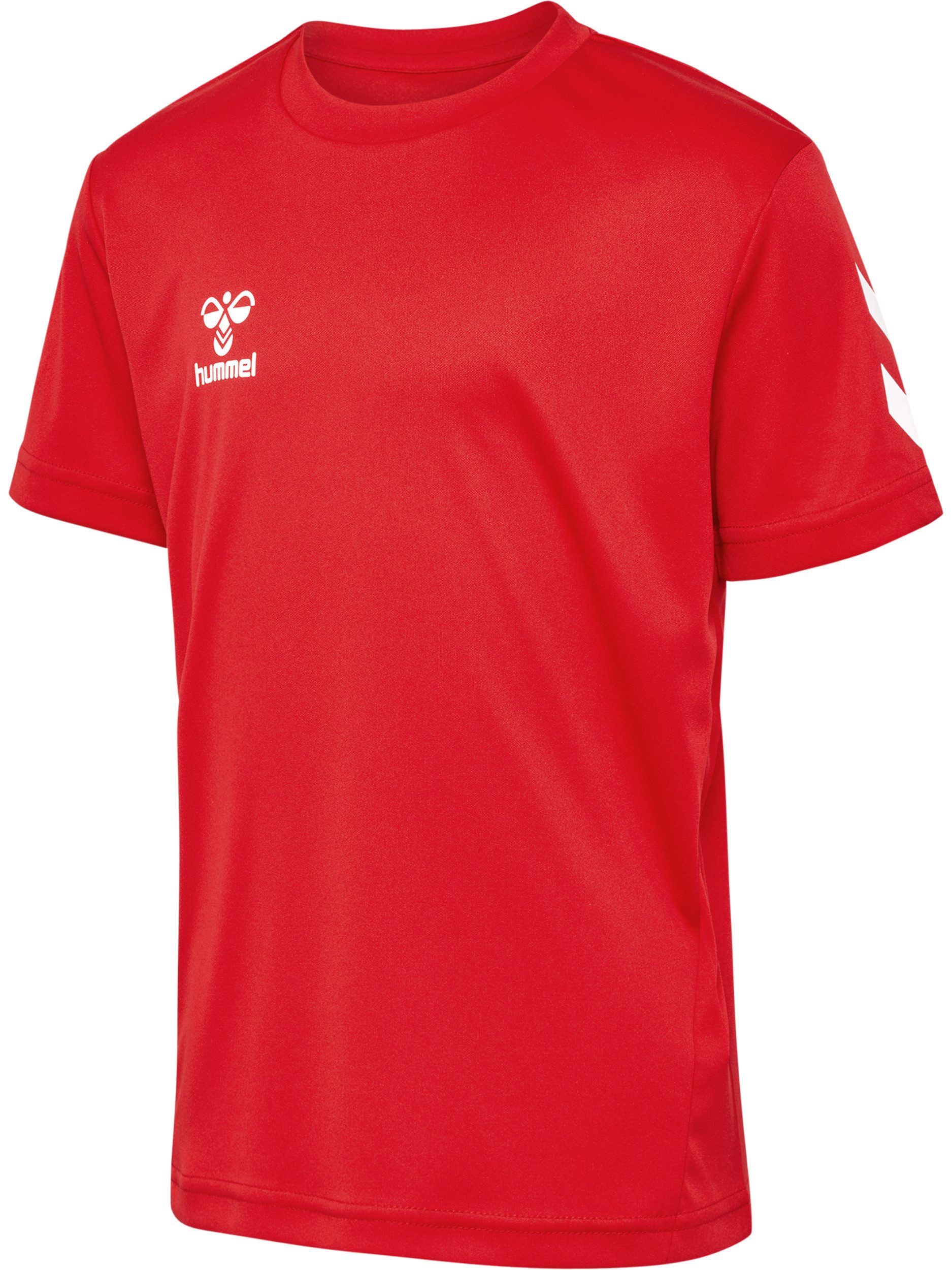 hummel T-Shirt & Shorts HMLLOGO SET KIDS (Set, 2-tlg., 2) mit elastischem Bund, aus Polyester, pflegeleicht, sportlicher Stil