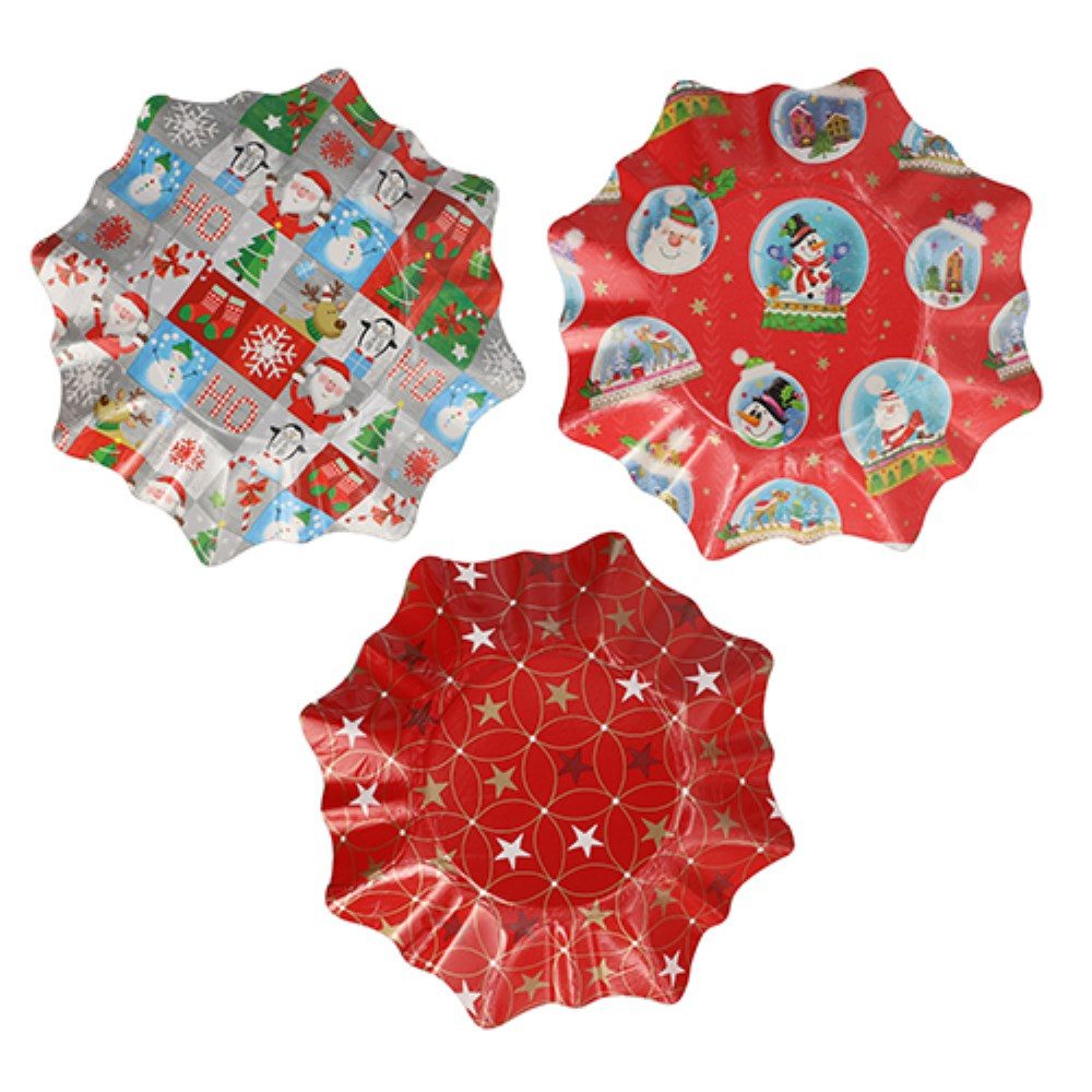 Starpak Schale 2 Präsentierschalen-Weihnachten Ø 28 cm - Stern