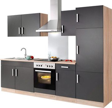 Kochstation Küchenzeile KS-Toronto, Breite 270 cm, mit E-Geräten
