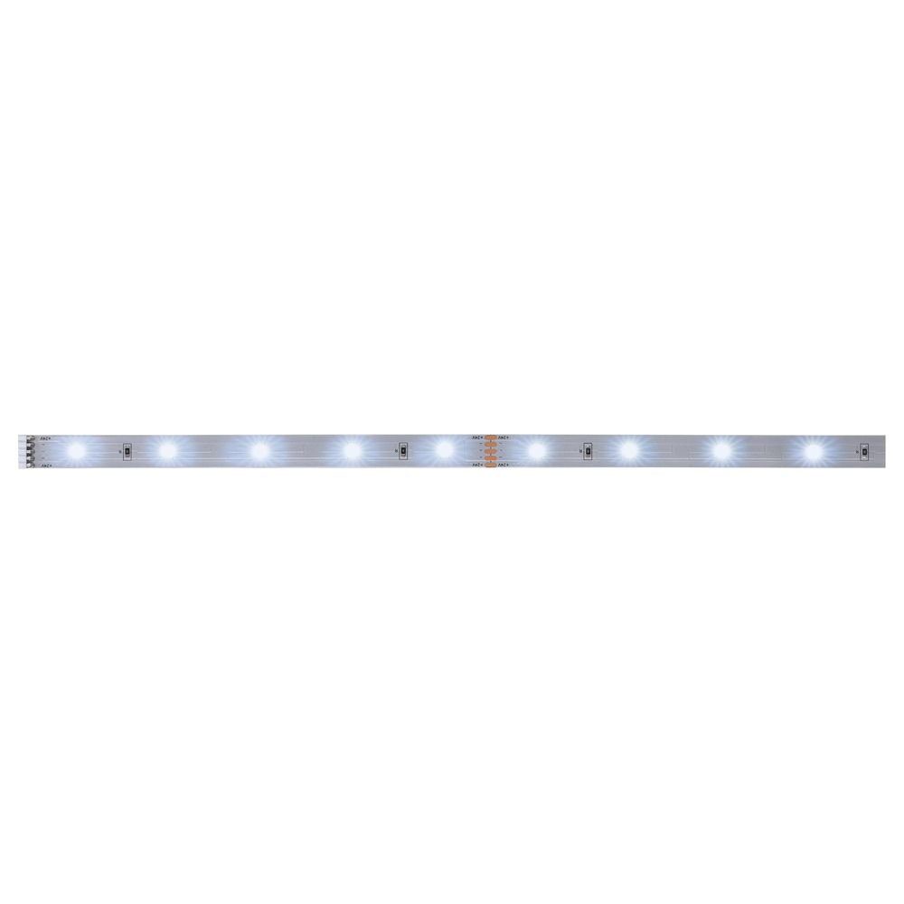 Paulmann LED 1-flammig, LED 6500K LED Stripe 1000mm, 300lm 4W Strip Silber in Streifen Erweiterung MaxLED