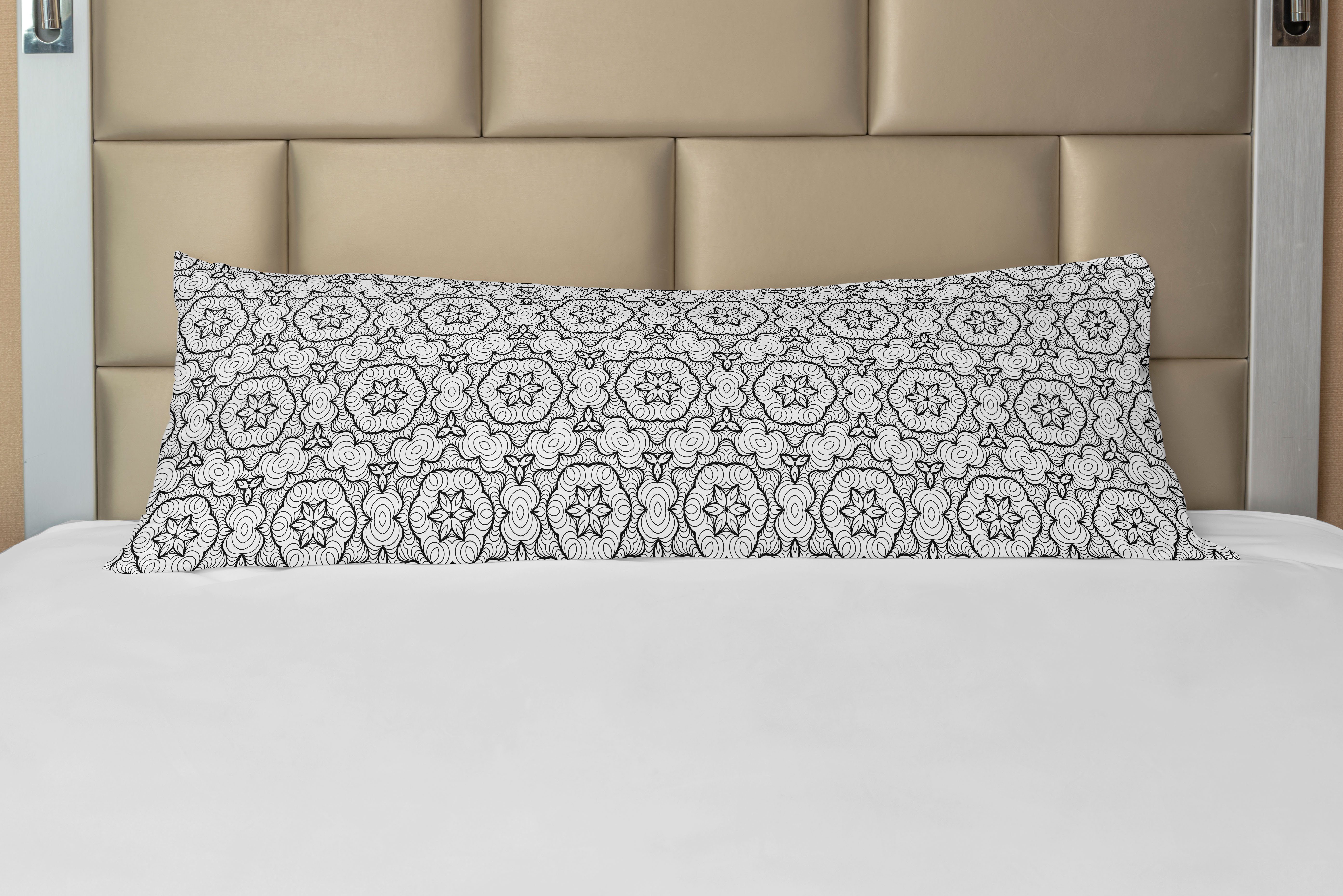 Abakuhaus, Langer Einfache Motive Symmetrische Abstrakt Seitenschläferkissenbezug Kissenbezug, Deko-Akzent