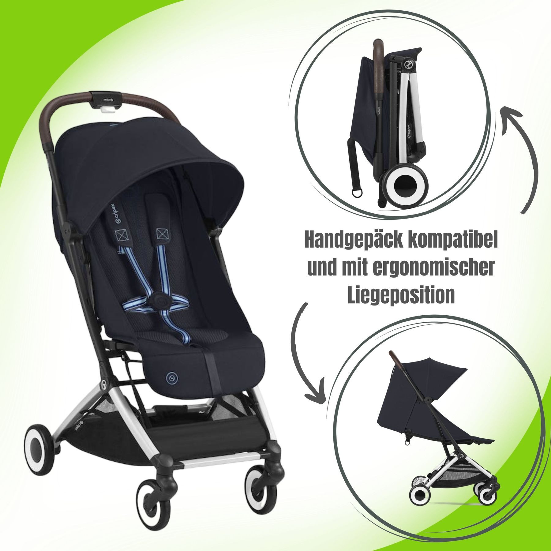 Cybex Kinder-Buggy Orfeo (ab Geburt bis 4 Jahre)