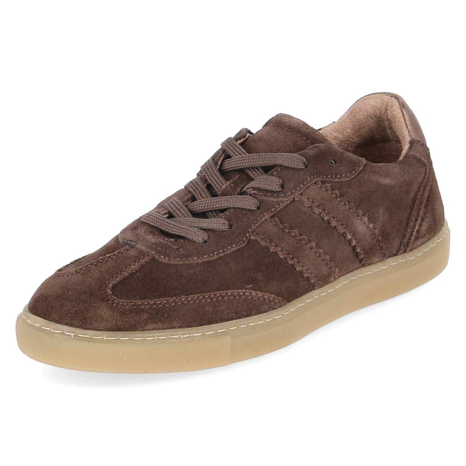 Fräulein Frida Fräulein Frida Silk 22 - Brunette Damen Rauleder brown Schnürschuh