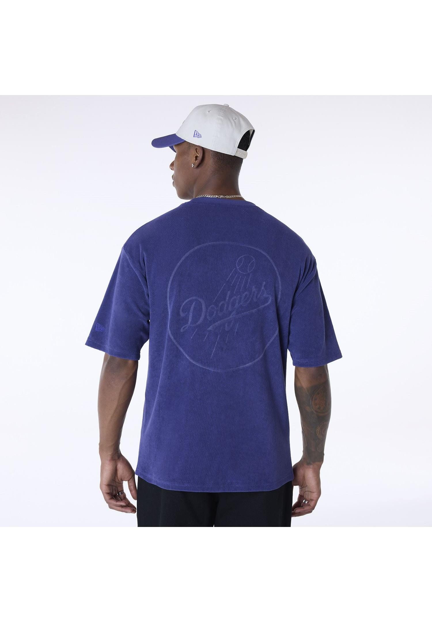New Era T-Shirt Los Angeles Dodgers New Era MLB Towelling OS Tee T-Shirt Lila (1-tlg)