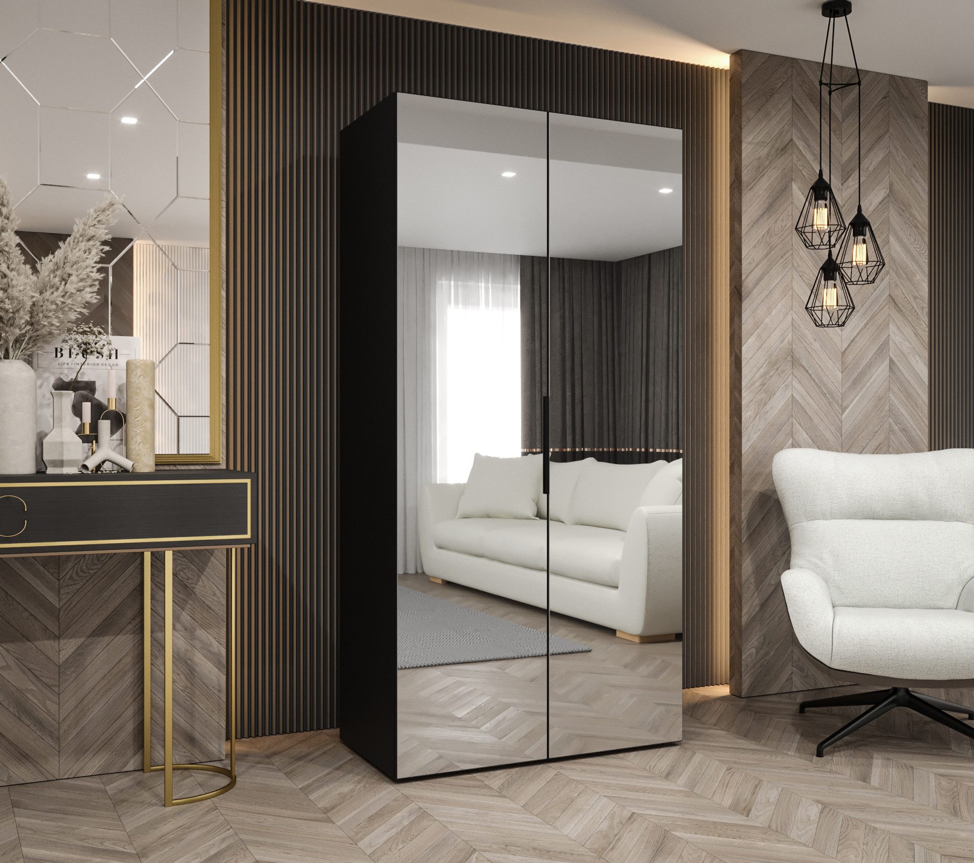 ABIKS MÖBEL Drehtürenschrank MARBELLA 3 Schlafzimmerschrank günstig online kaufen