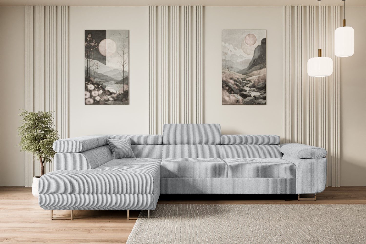 ALTDECOR Ecksofa GUSA-L, Couch mit Schlaffunktion, günstig online kaufen