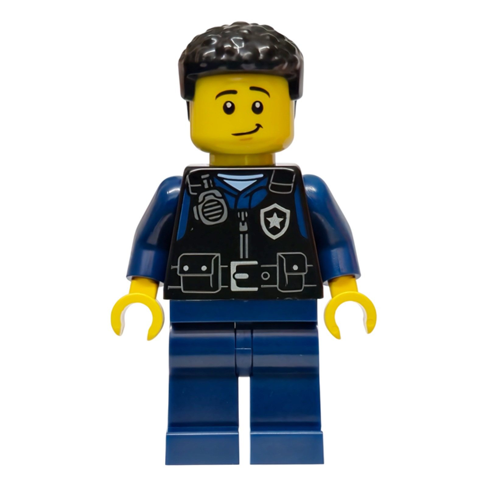 LEGO® LEGO Minifigur Police - City Officer Male, Black Safety Vest (cty1989) Spielbausteine