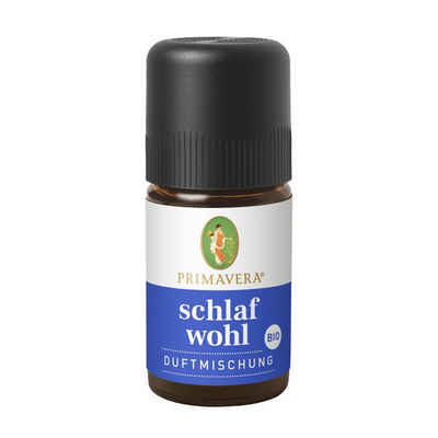 Primavera Life GmbH Duftöl SCHLAFWOHL Duftmischung Bio ätherisches Öl, 5 ml