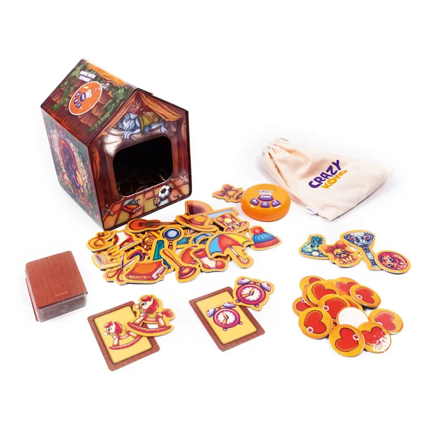 Käfer Spiel Lernspiel Roter Käfer mit Soundmodul Der Monster-Dieb RK1220-03
