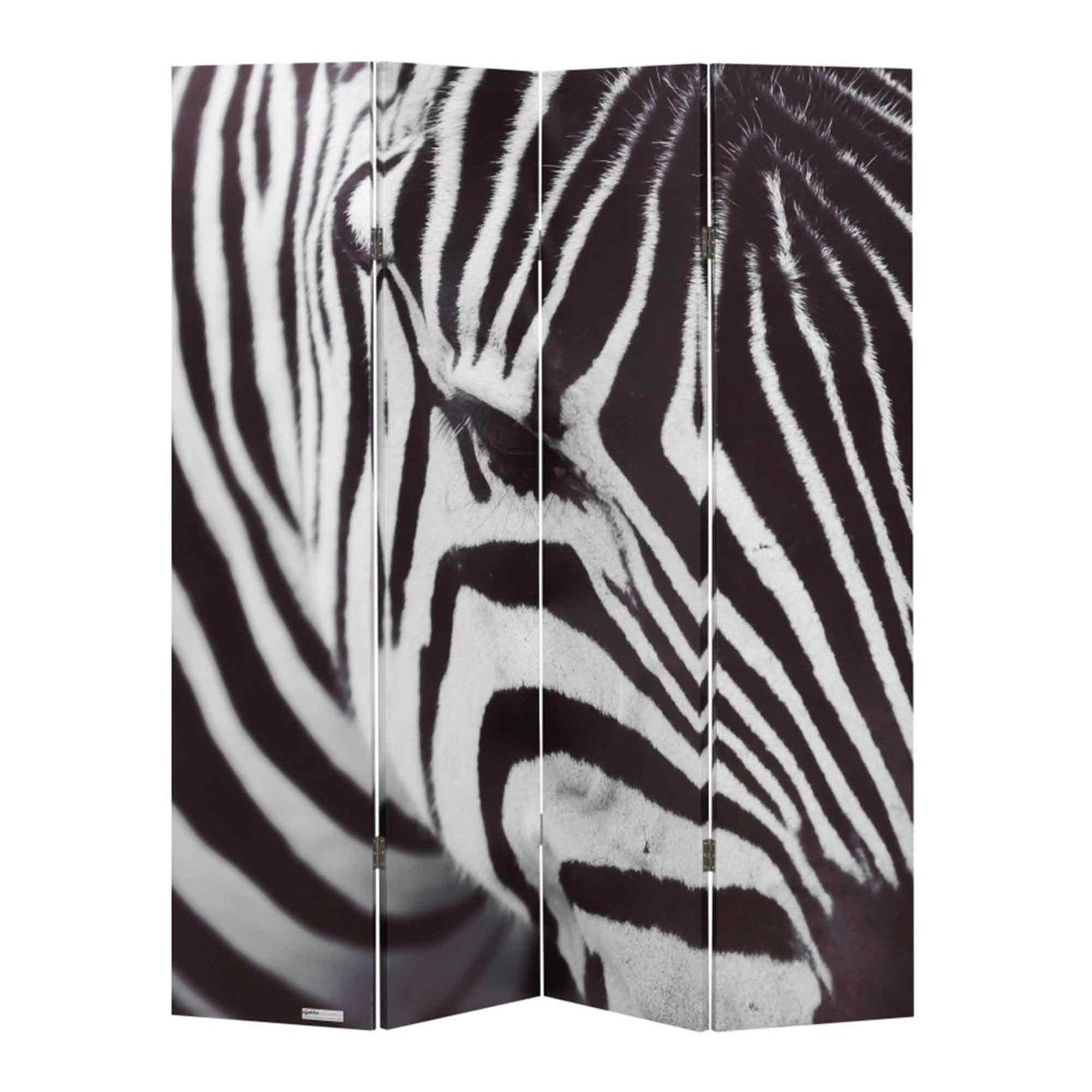 Faltbar Raumteiler / Zebra Trennwand Makika - Paravent