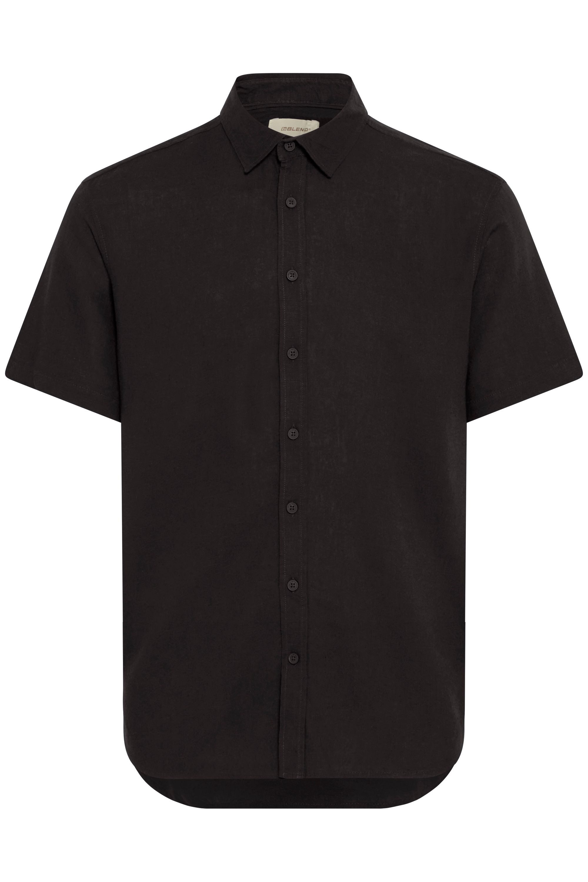 Blend Leinenhemd BHVIC Stilvolles Kurzarmhemd aus Leinenmix günstig online kaufen