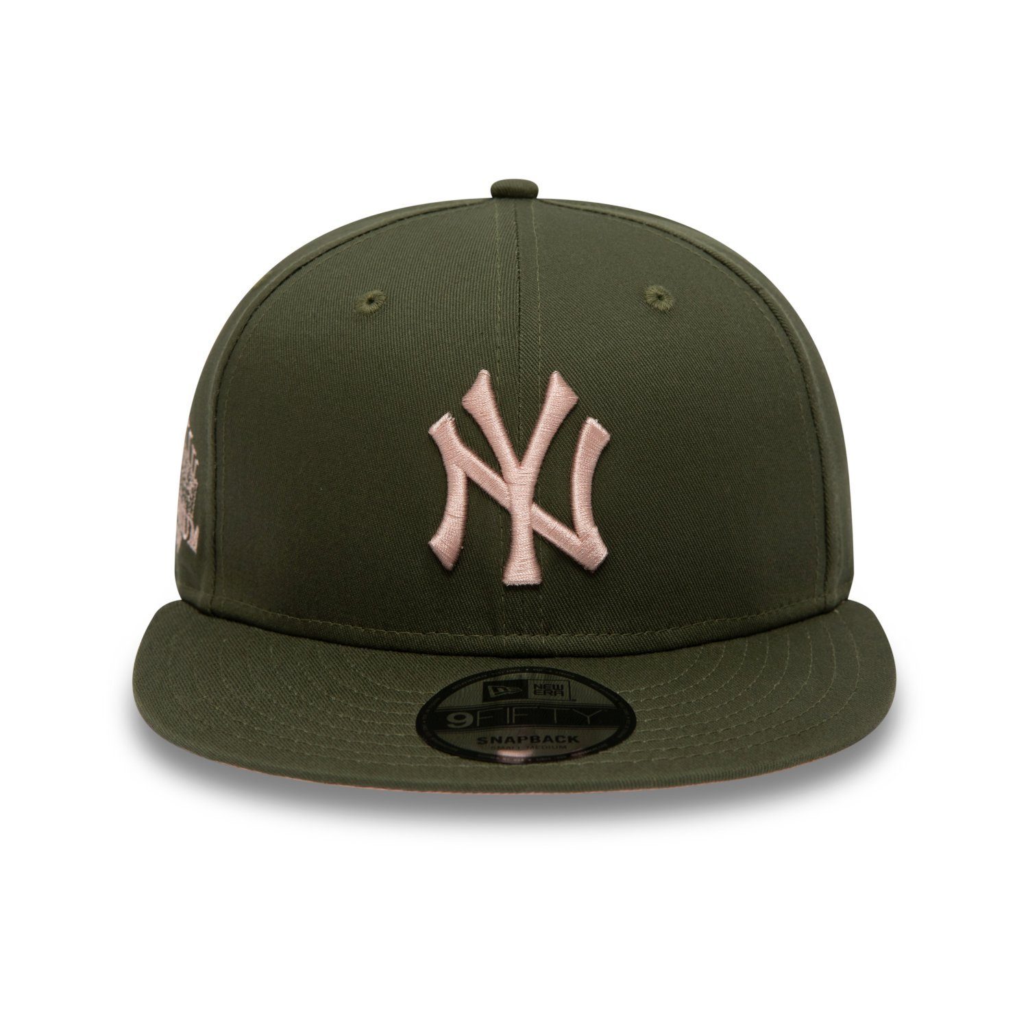 New York Yankees New SIDE Snapback Era 9Fifty Cap oliv PATCH
