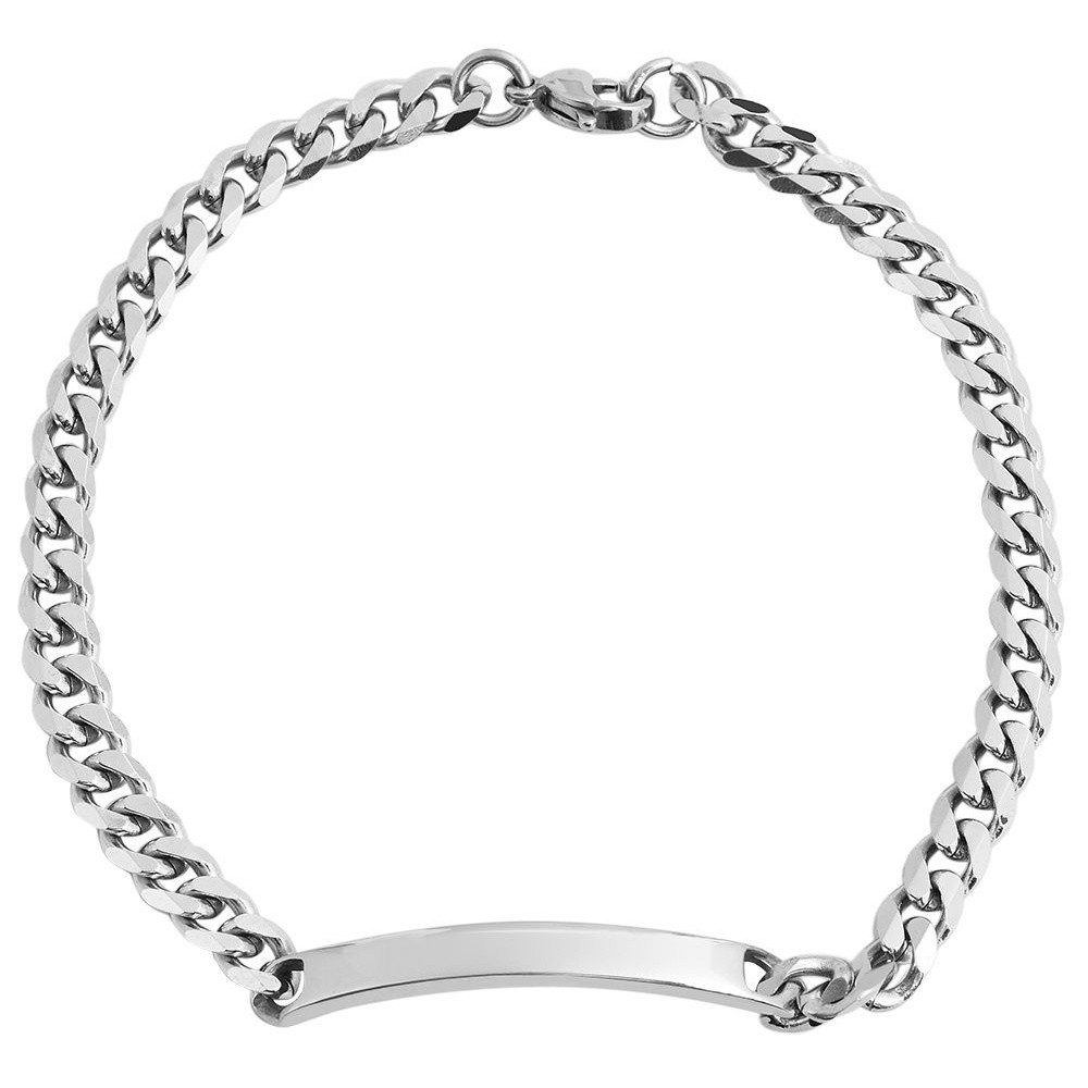 Armband Armband – Panzerarmband aus Edelstahl 22,5 cm
