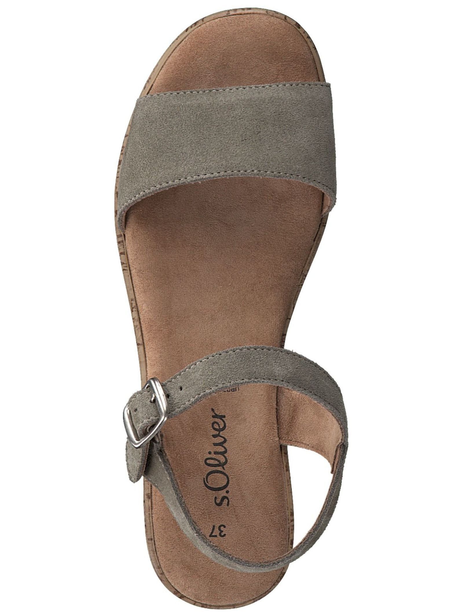 s.Oliver Sandalen Leder . Keilsandalette