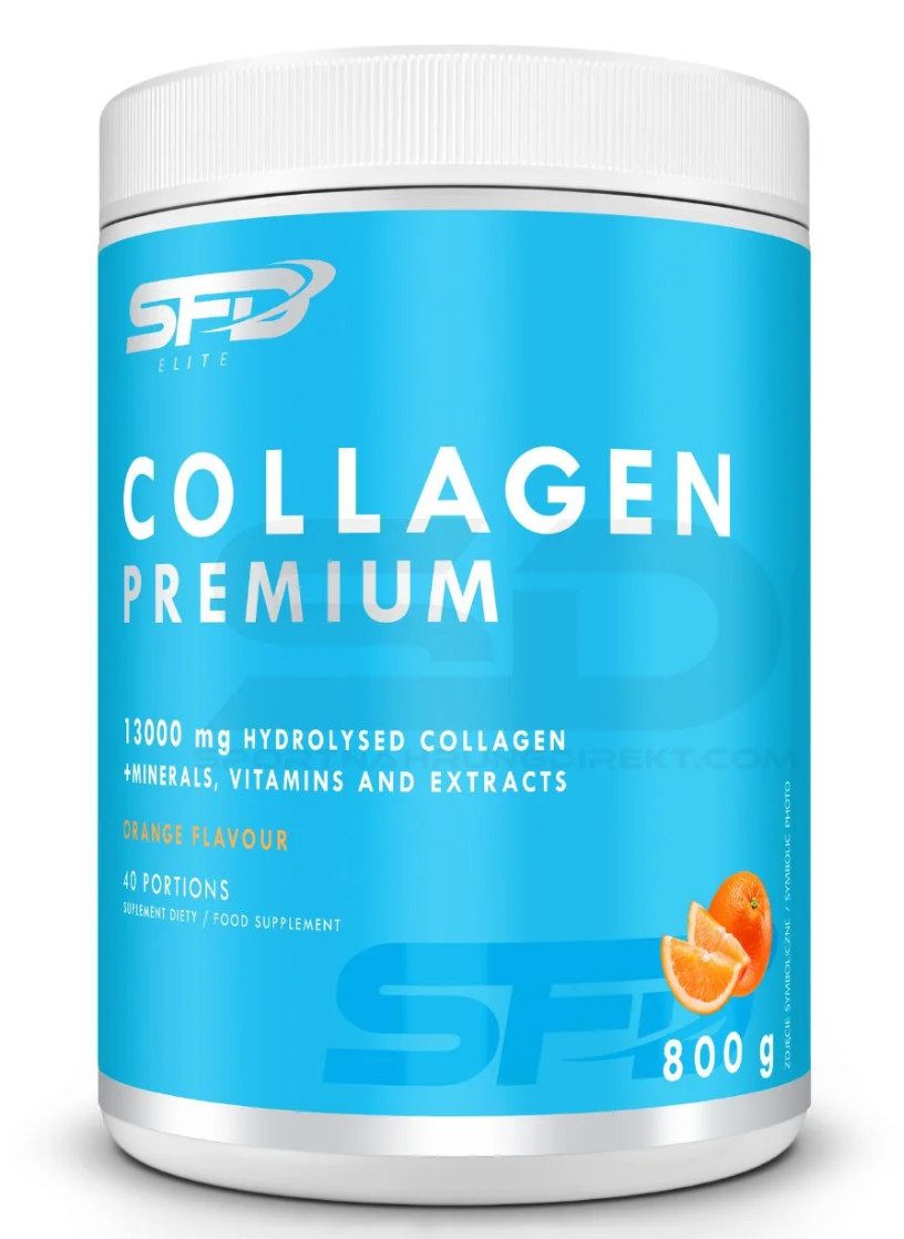 ALL NUTRITION SFD® COLLAGEN PREMIUM 800g Kollagen Pulver Pulver, 1 er Packung à 800 g, Hydrolysiertes Kollagen 12 g pro 20 g