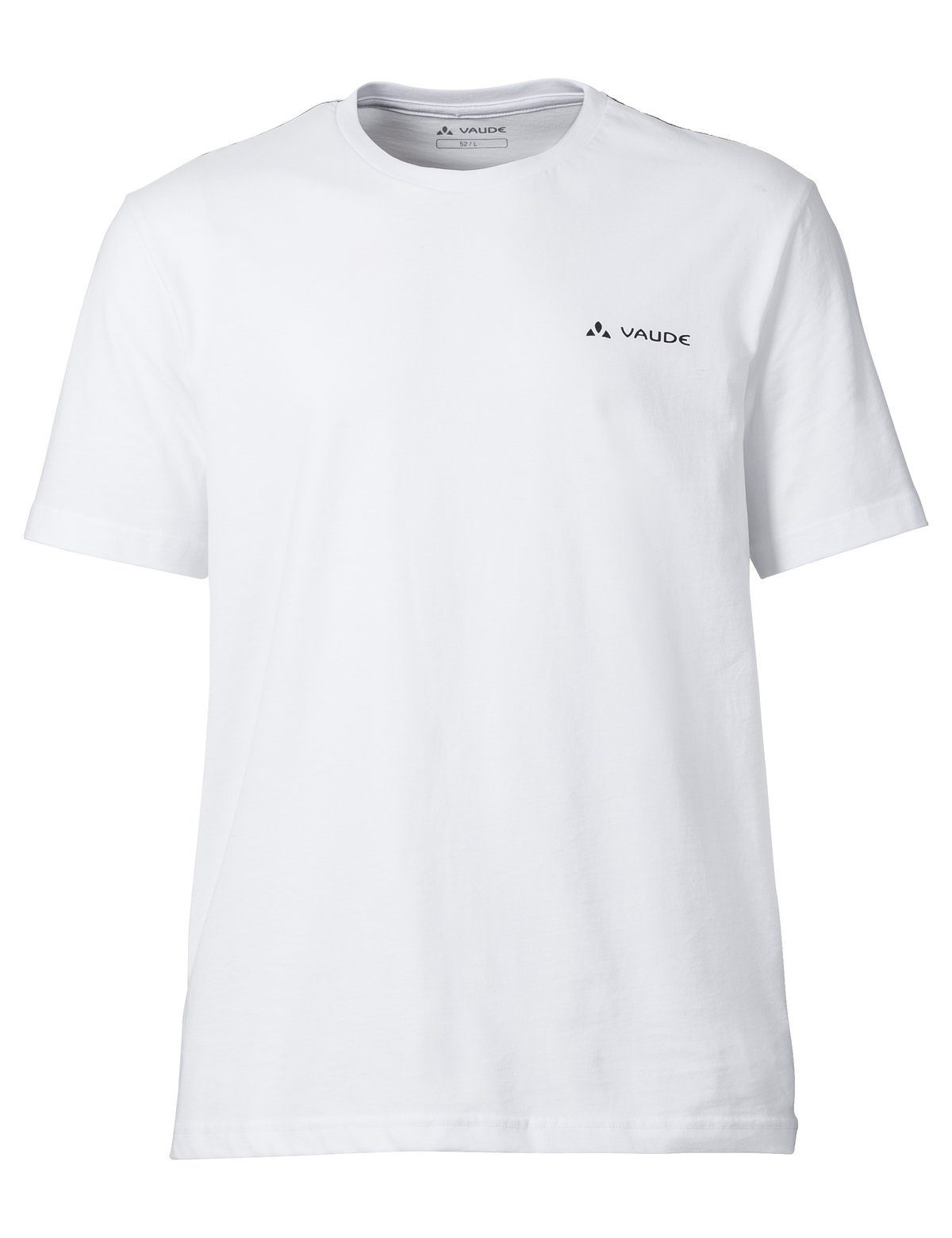 VAUDE T-Shirt Men's Brand T-Shirt (1-tlg) Grüner Knopf white