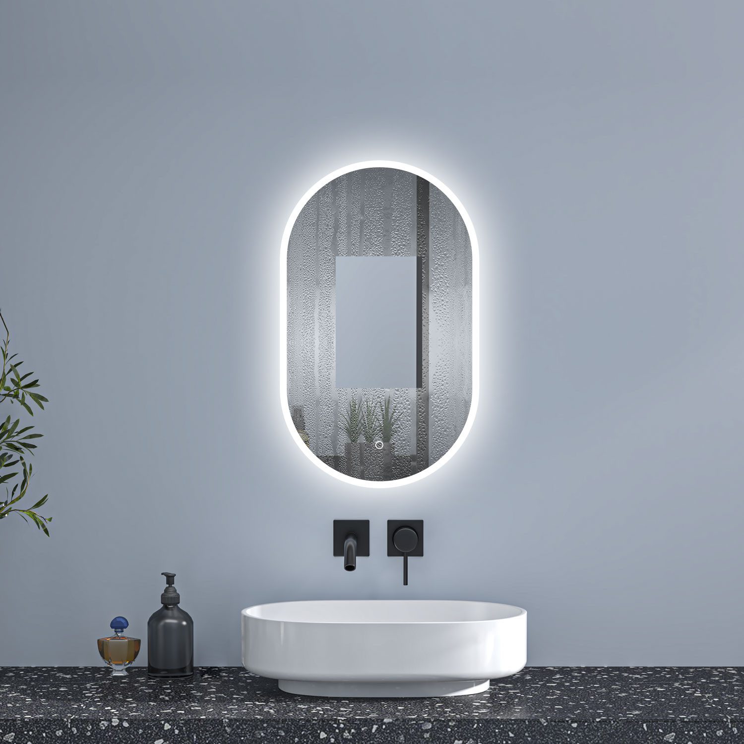 Aica Sanitär Badspiegel Badspiegel LED Wandspiegel günstig online kaufen