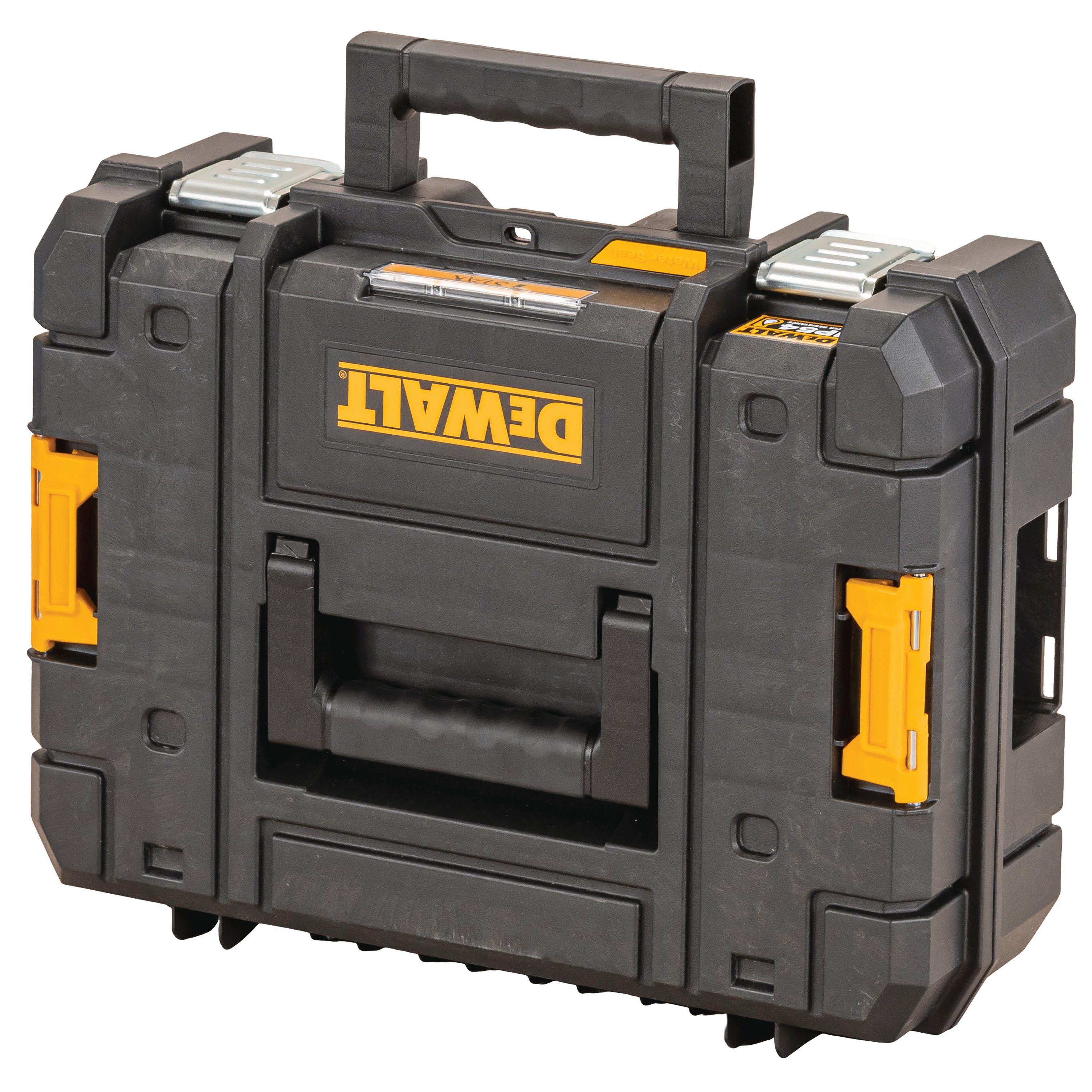 DeWalt Werkzeugkoffer TSTAK II DWST83345-1 Werkzeugbox / Maschinentransport Werkzeugkoffer, Basiselement für TSTAK Systemboxen, Schwarz/Gelb