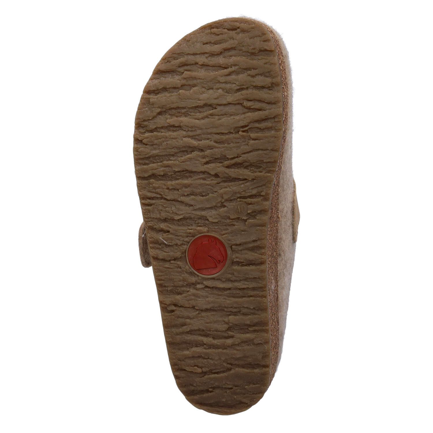 Haflinger Haflinger Grizzly Chicago Beigemeliert Öko Slipper