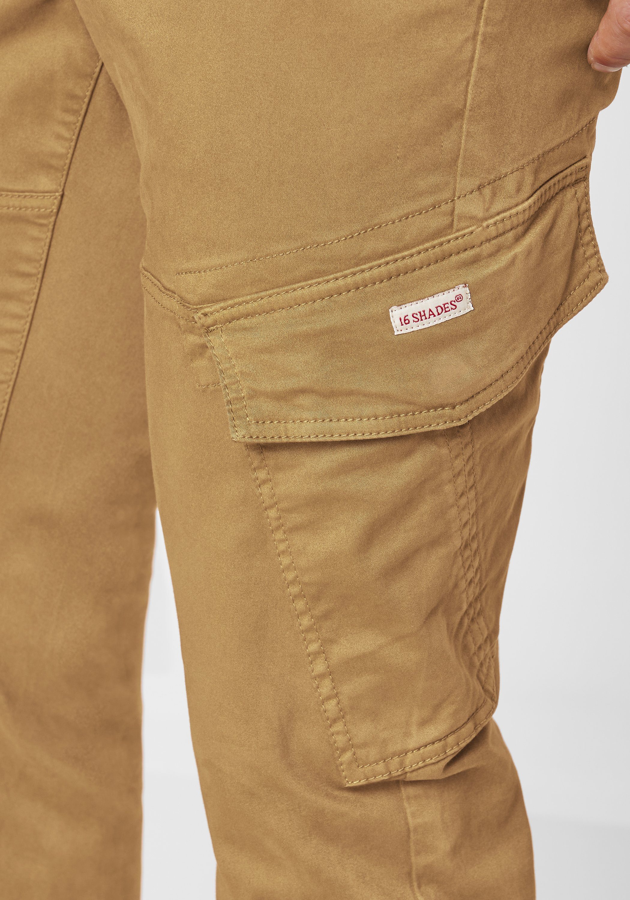 Redpoint Cargohose Fit Chinohose- Kingston Edition 16 camel Tapered Shades