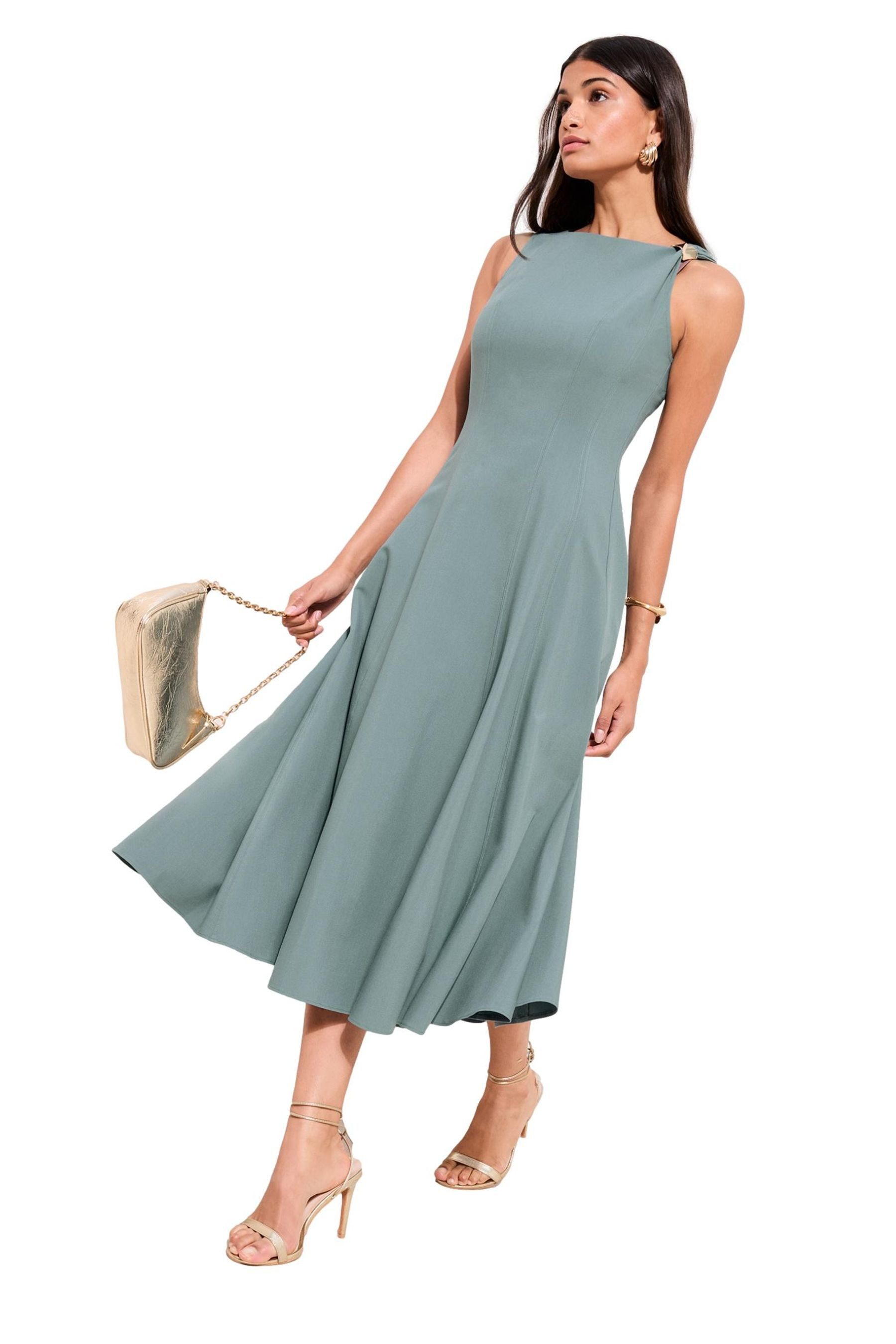 Friends Like These Blusenkleid Friends Like These Tailored Fit Kleid mit Ha günstig online kaufen