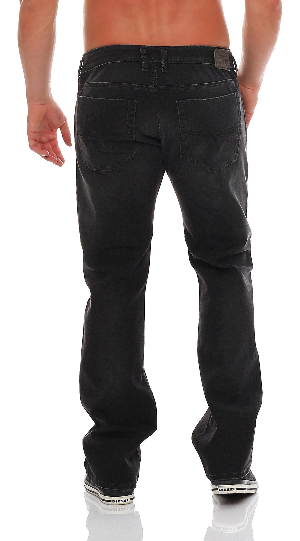 Diesel Bootcut-Jeans Herren ZATINY - 0822R 5-Pocket-Style