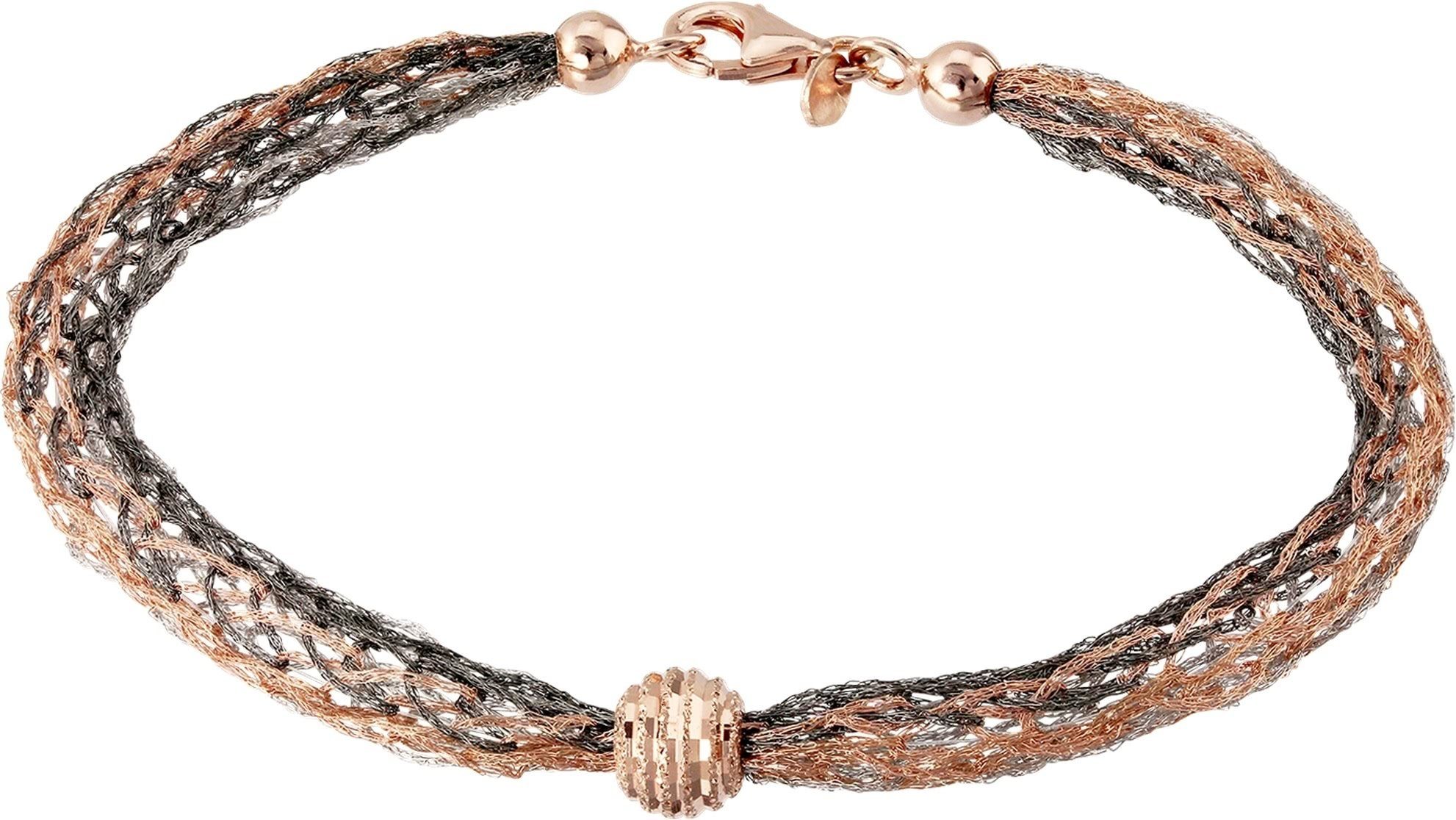 Silberarmband SilberDream Armschmuck 20,5cm schwarz