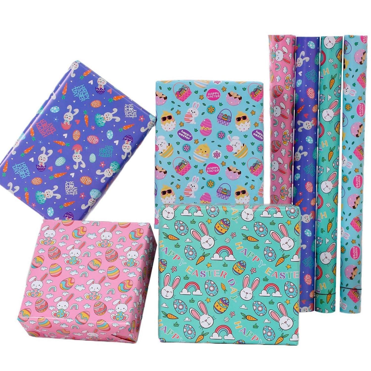 LuxusKollektion Geschenkpapier Geschenkpapier Ostern 8 Blatt 70x50cm, (8St)