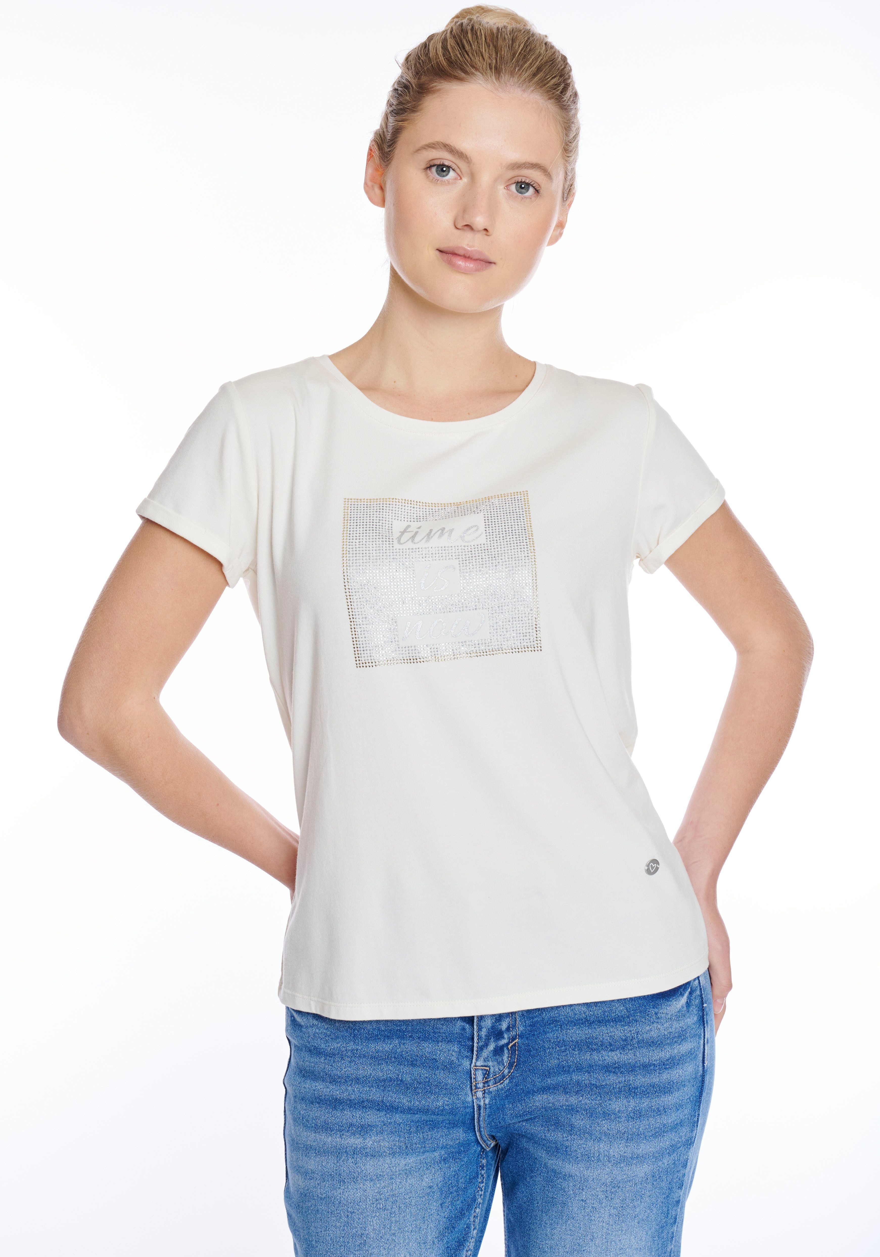 ZABAIONE T-Shirt Au44tumn mit Glitzernieten günstig online kaufen