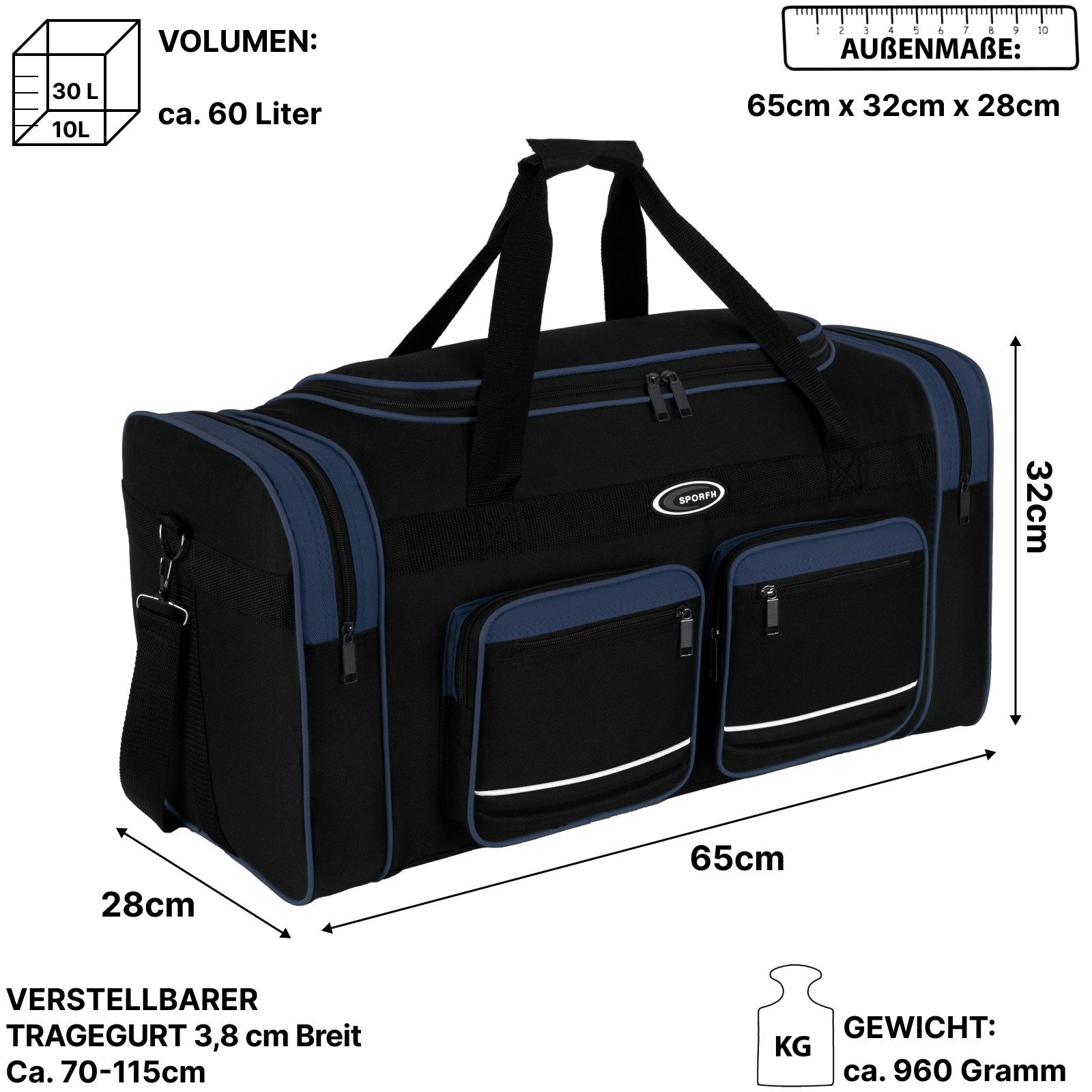 EAAKIE Sporttasche Sporttasche Saunatasche Reisetasche Fitnesstasche Damen Herren Kinder