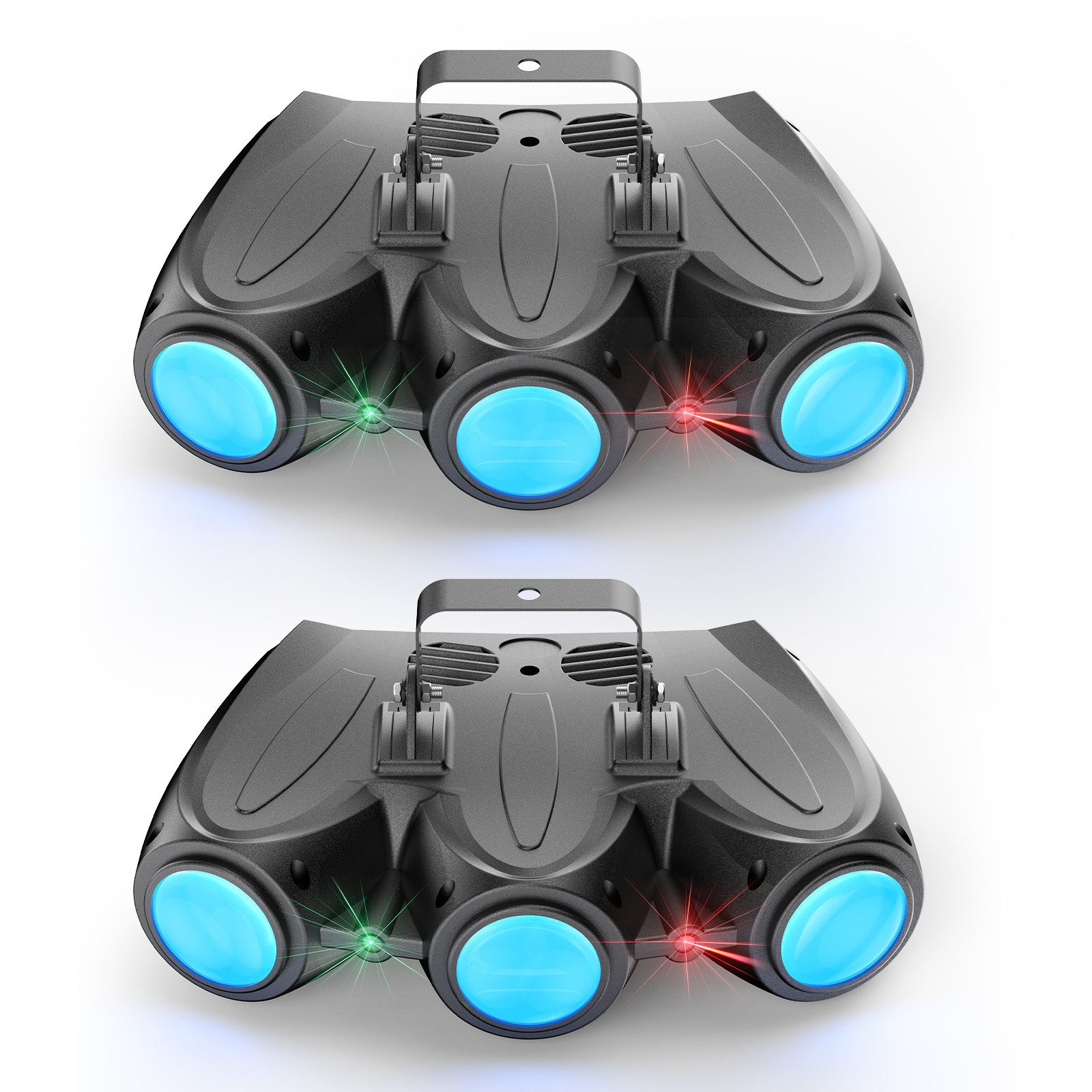 ZonQoonz Discolicht 192-LED RGBW Luftschiff- Laserlicht – für Partys, Discos & Events