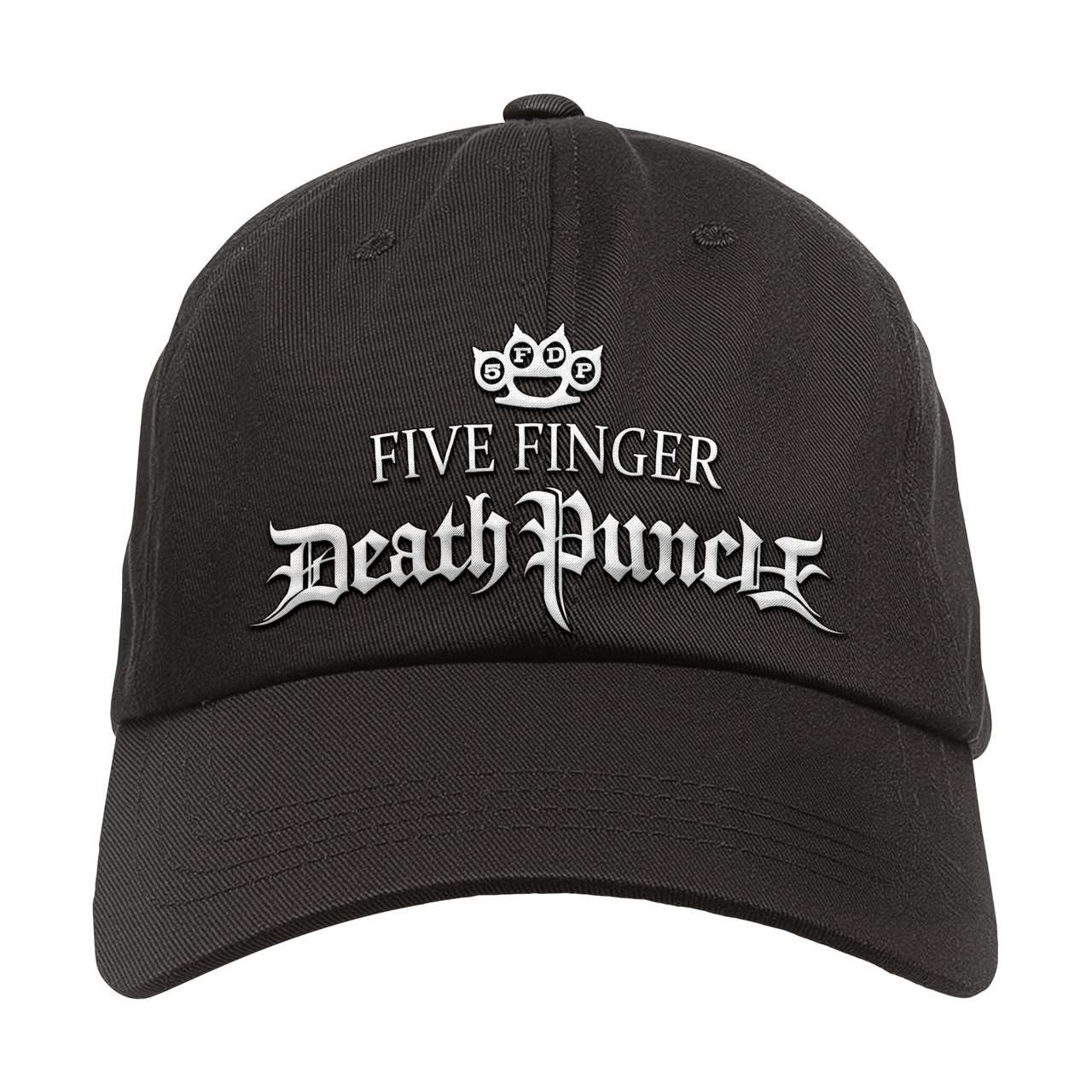 Metal Kids Baseball Cap mit Five Finger Death Punch (Logo) Aufdruck für Kinder (2-14 J) Druckknopf zum einfachen lösen und einstellen